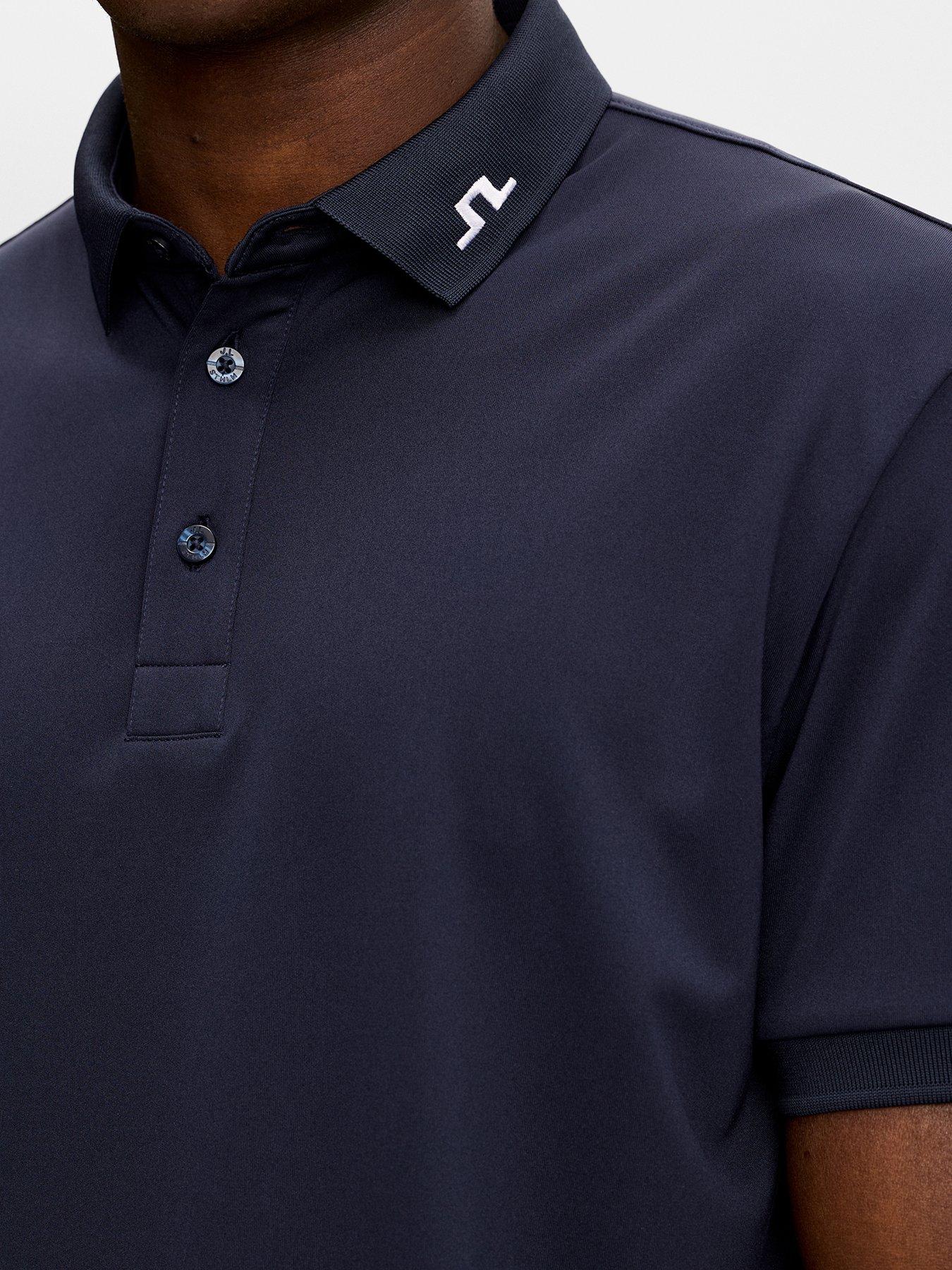 Image 4 of 6 of J LINDEBERG Mens Golf KV Polo - Navy