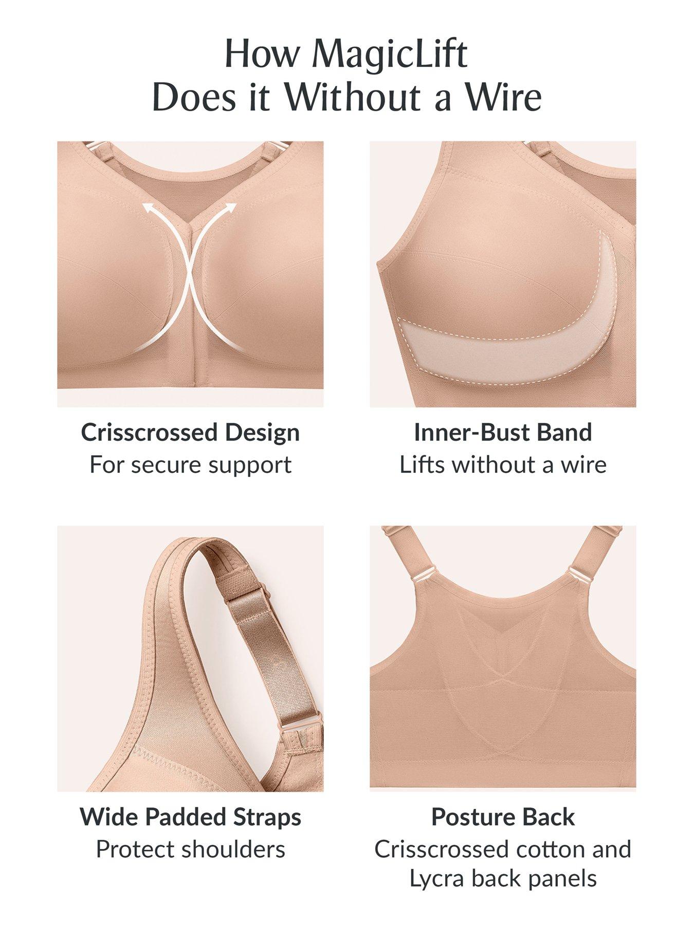 Image 5 of 6 of Glamorise Glamorise 1265 Magic Lift Bra - Blue