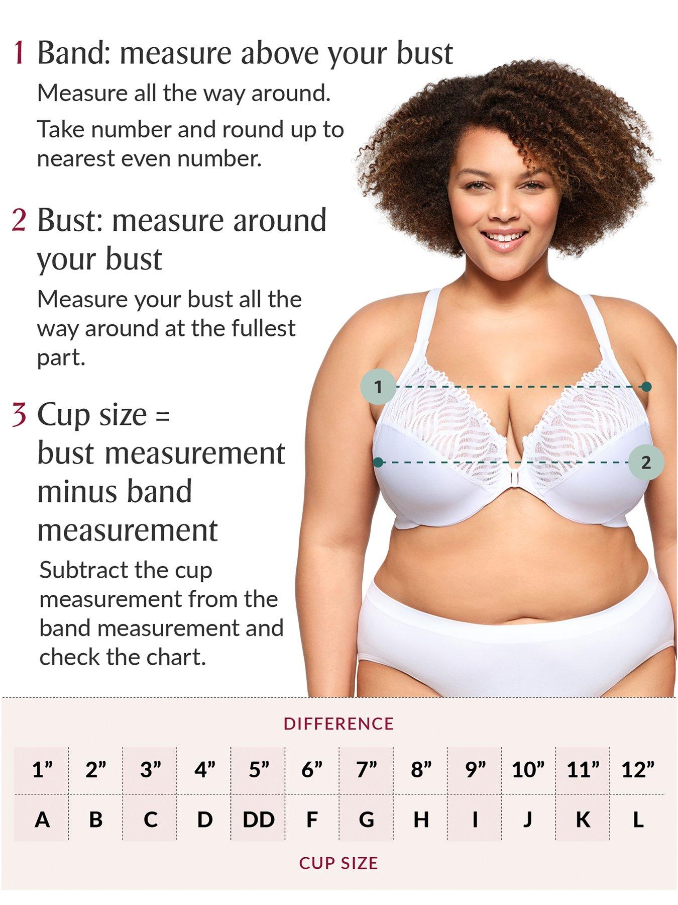 Image 6 of 6 of Glamorise Glamorise 9246 Wonder Wire Bra - Black