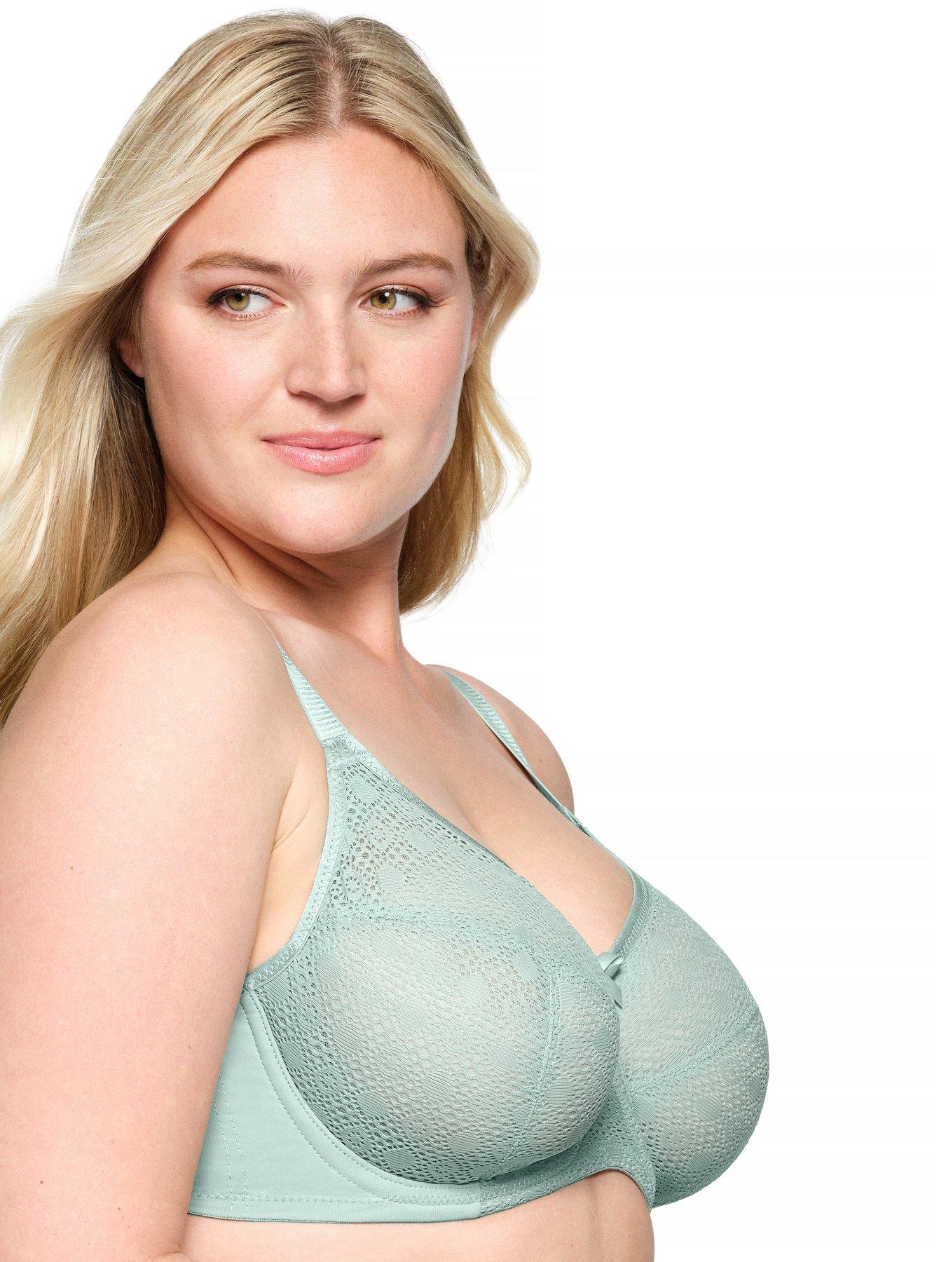 Image 3 of 6 of Glamorise Glamorise 9855 Wonder Wire Bra (second Sizes) - Jade