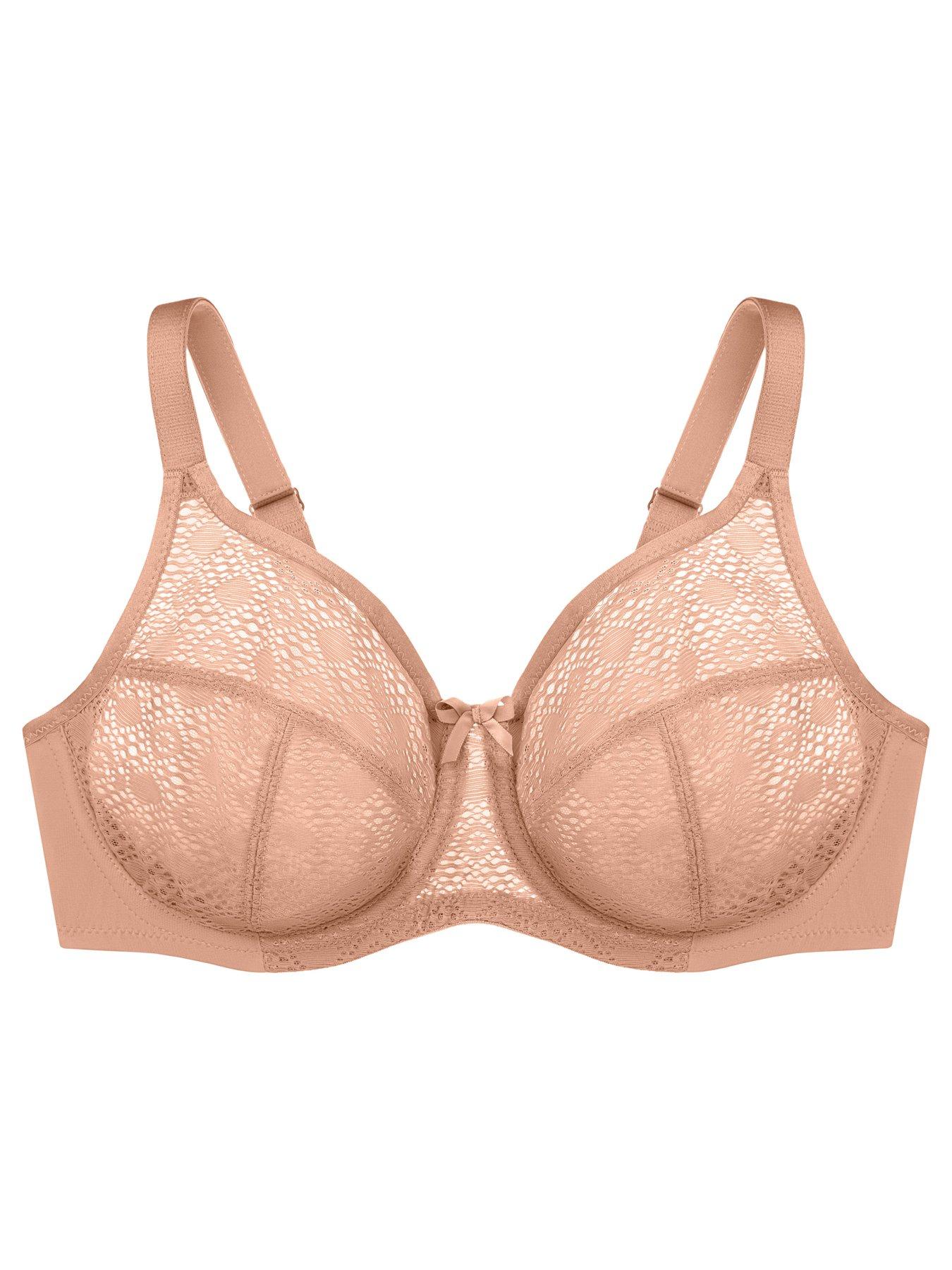 Image 4 of 6 of Glamorise 9855 Wonder Wire Bra - Cappuccino