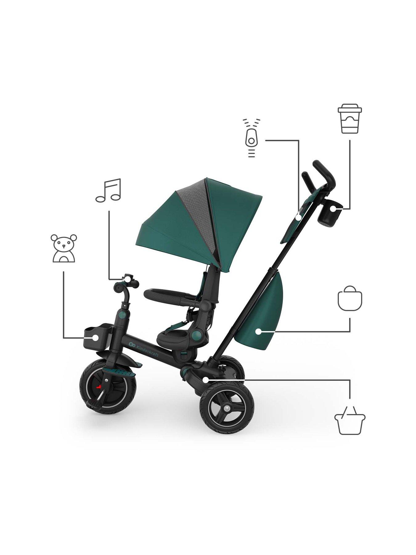 Image 5 of 8 of Kinderkraft SPINSTEP 2 PLUS tricycle - Green