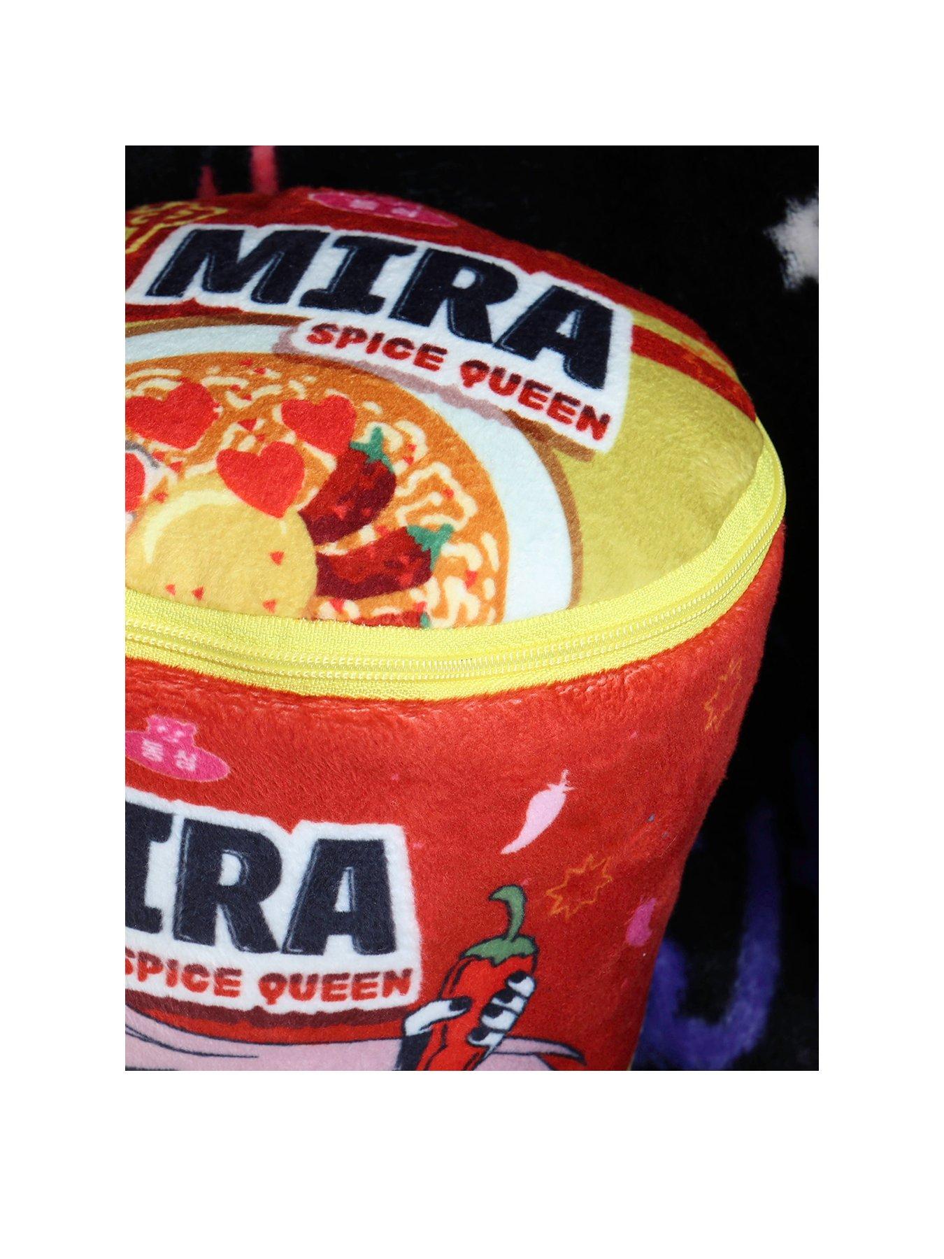 Image 2 of 3 of K-Pop Demon Hunters Ramen Mira Shaped Cushion And Blanket Bundle