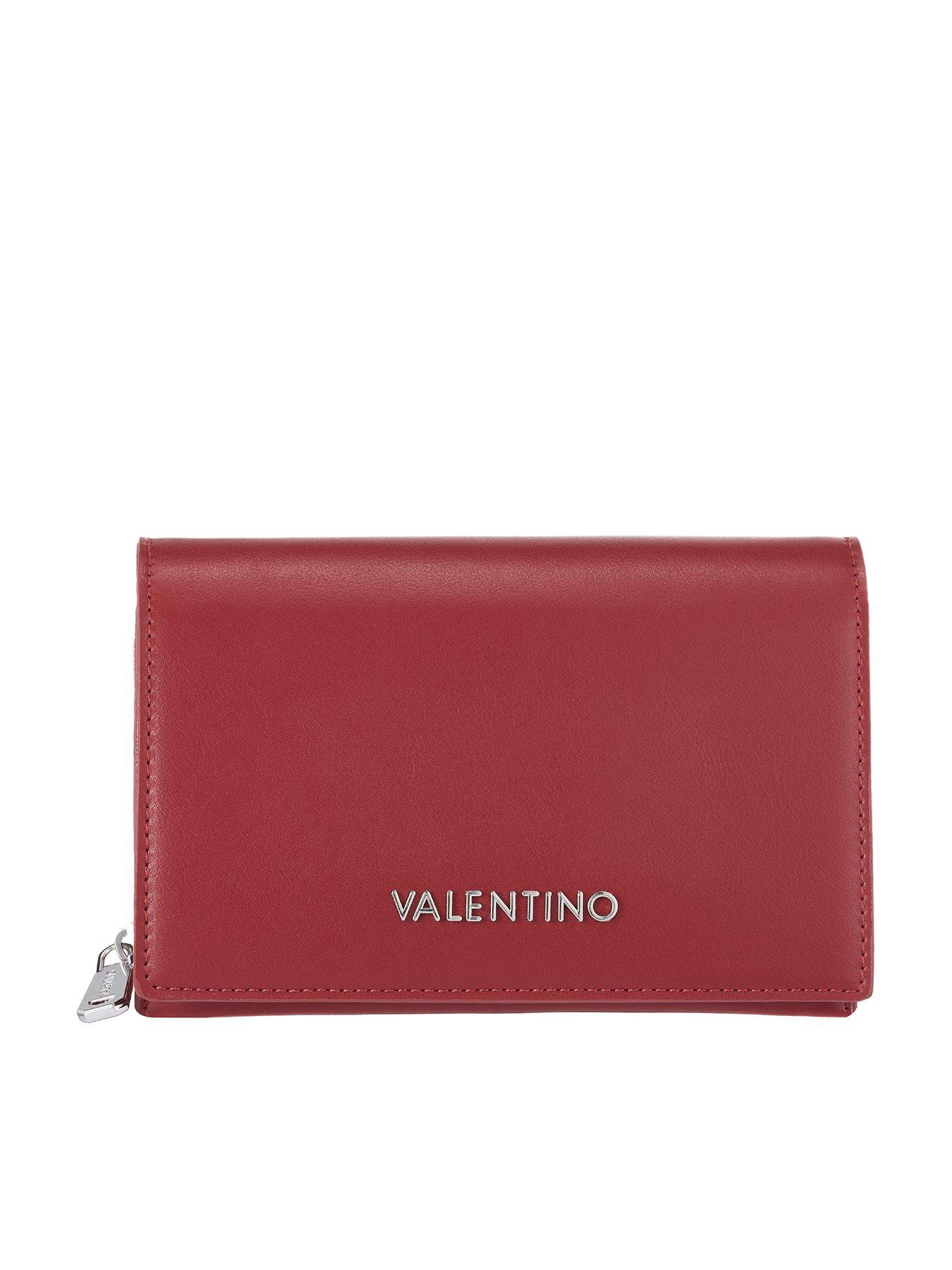 Valentino Logo Detail Crossbody Wallet Bag - Red