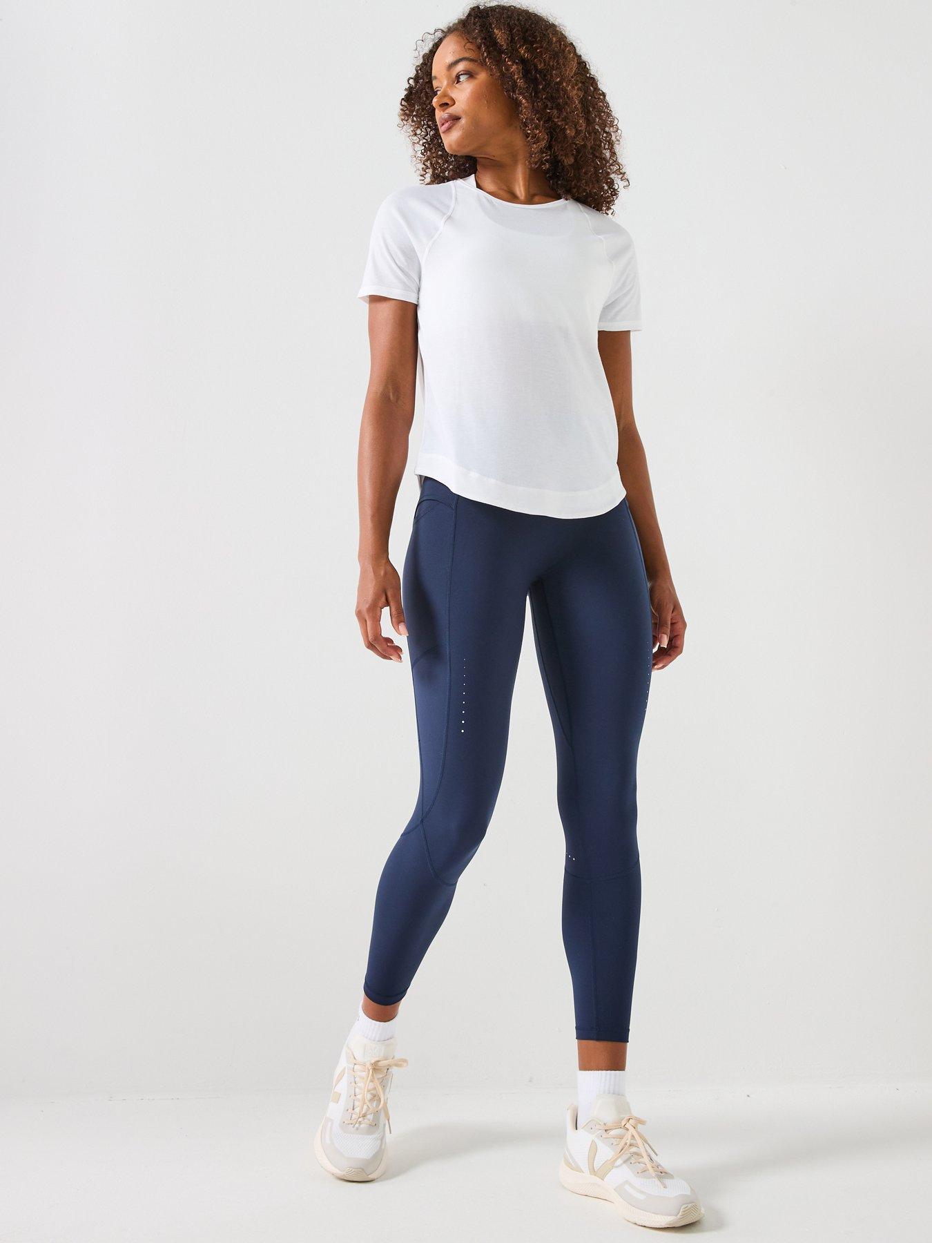 Image 3 of 6 of Sweaty Betty Womens Running Breathe Easy Mesh T-shirt 2.0 - White