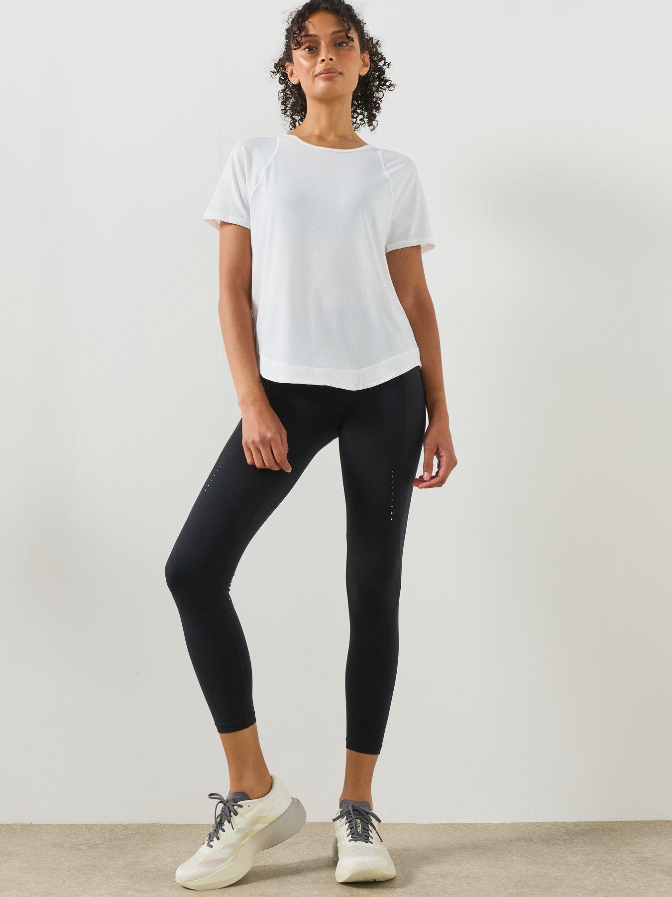 Image 3 of 6 of Sweaty Betty Womens Runner's High Power 7/8 Leggings - Black