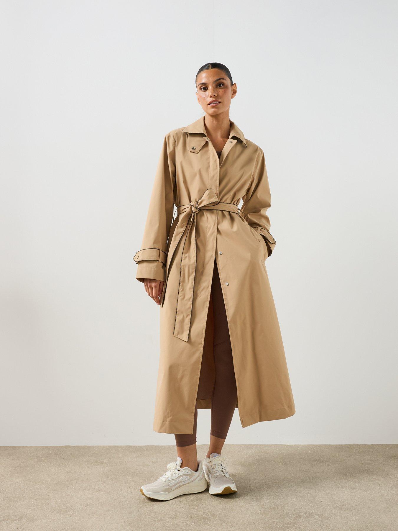 Sweaty Betty Womens Motion Waterproof Trench - Beige