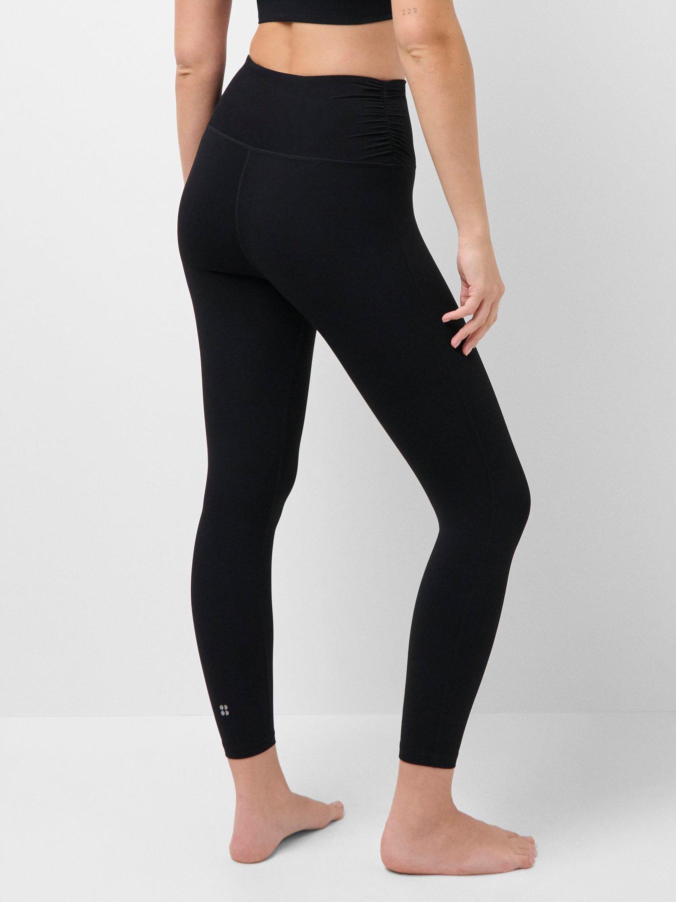 Image 2 of 6 of Sweaty Betty Ultimate Studio 7/8 Ruched Leggings - Black