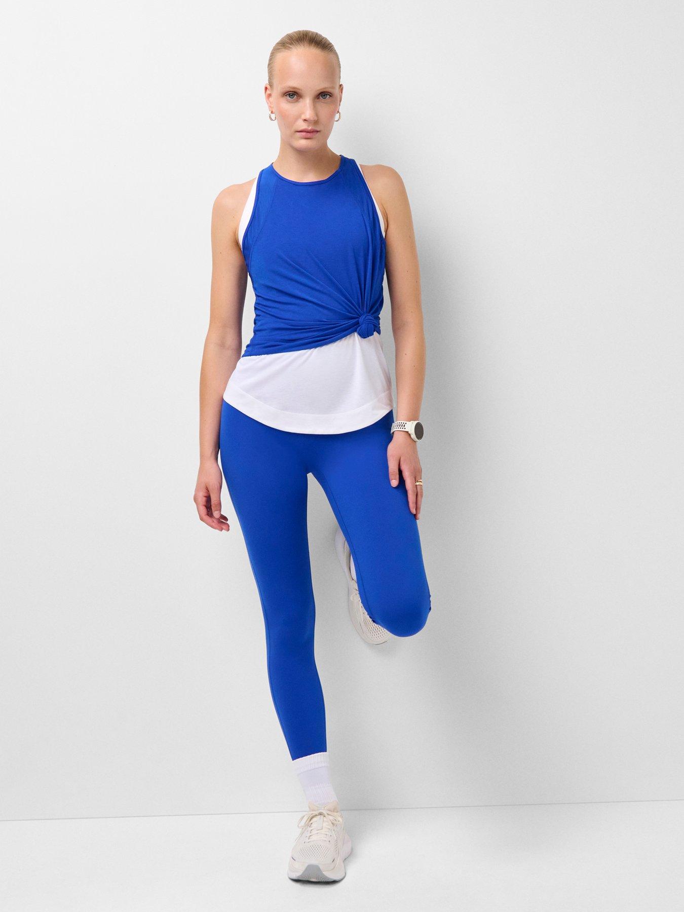 Image 3 of 5 of Sweaty Betty Womens Running Runner's High 7/8 Tight - Blue
