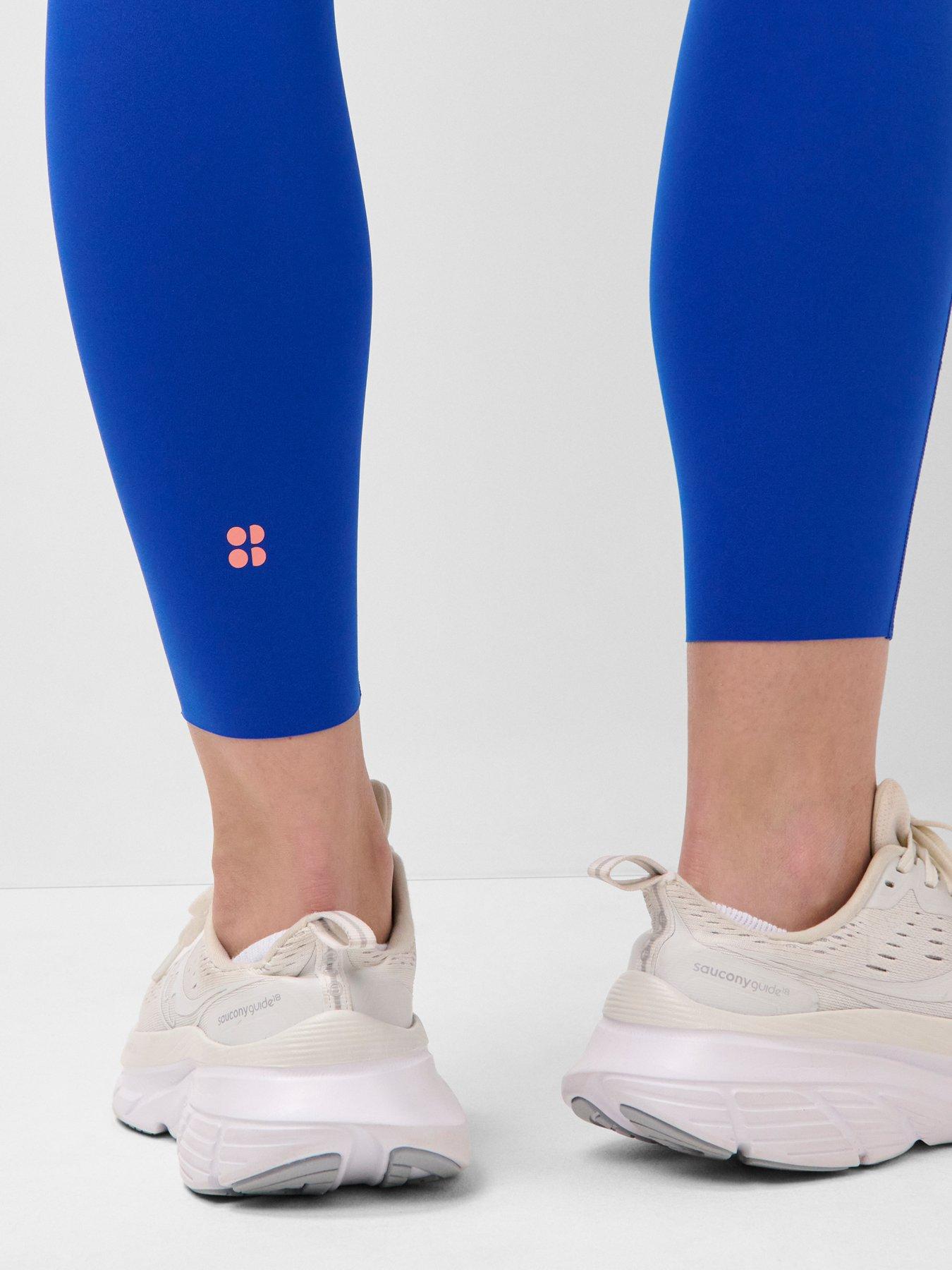 Image 4 of 5 of Sweaty Betty Womens Running Runner's High 7/8 Tight - Blue