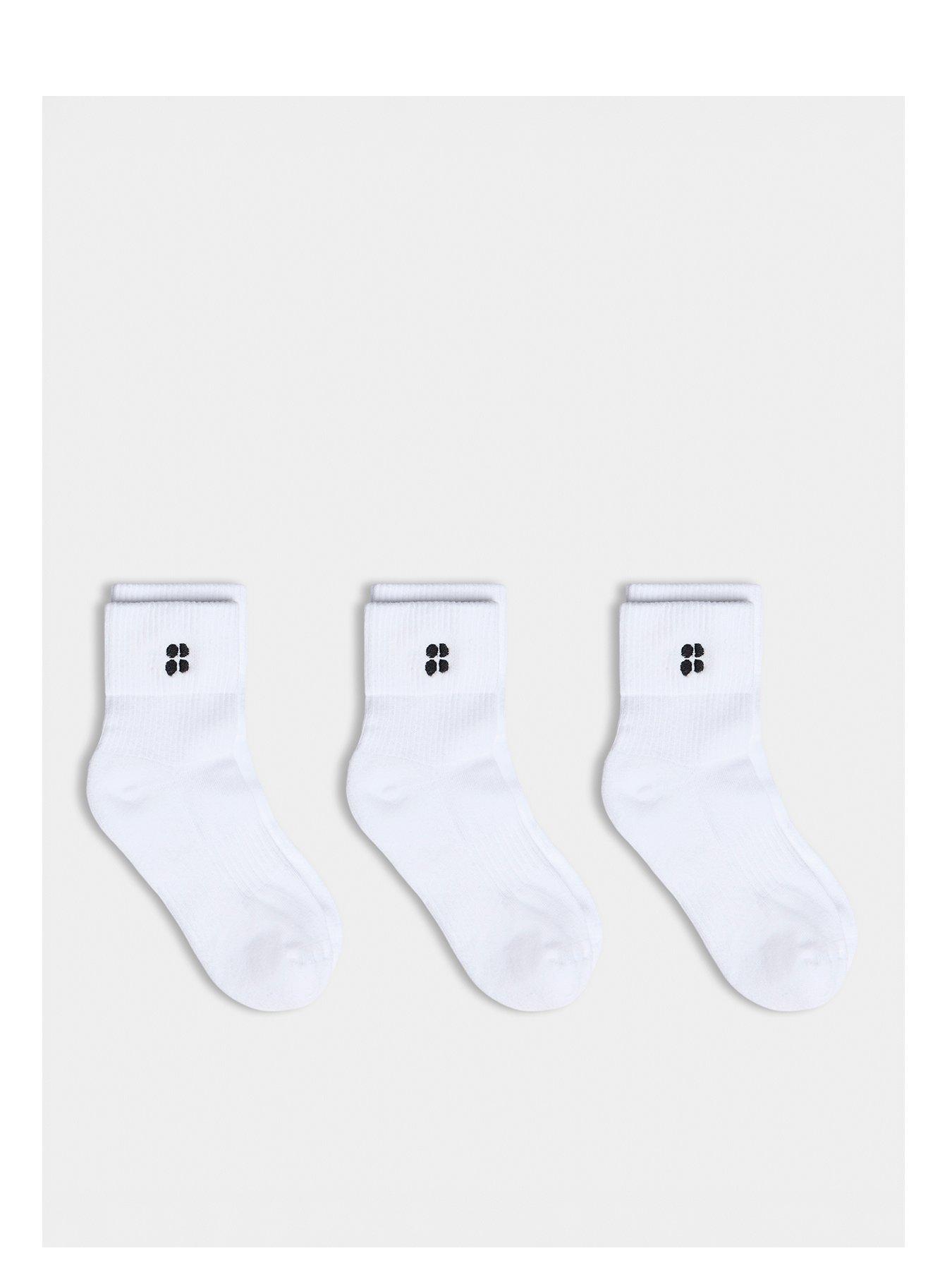 Sweaty Betty Womens Training Essentials Mini Crew Sock - White