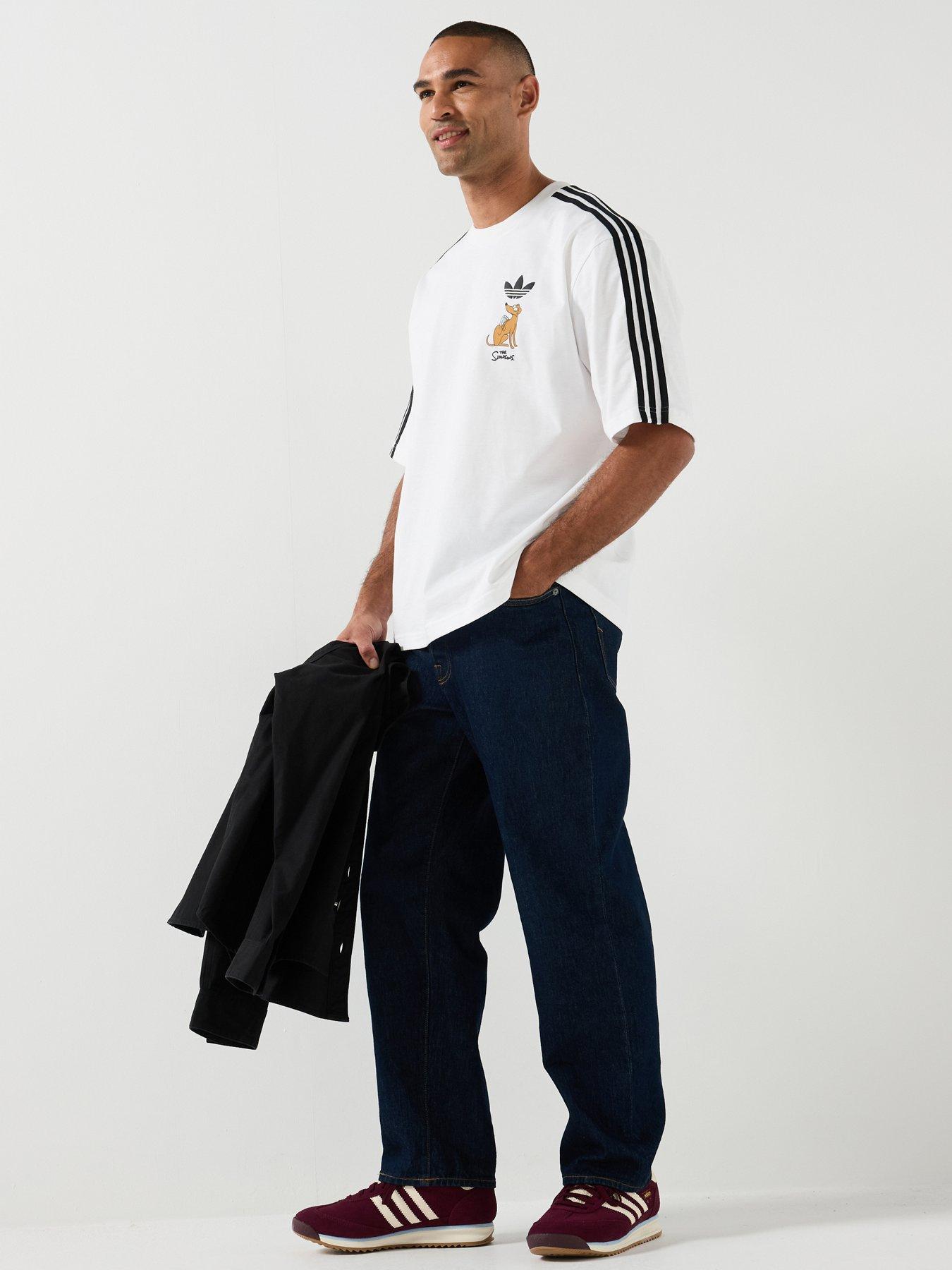 adidas Originals Mens 'the Simpsons' Graphic Tee - White
