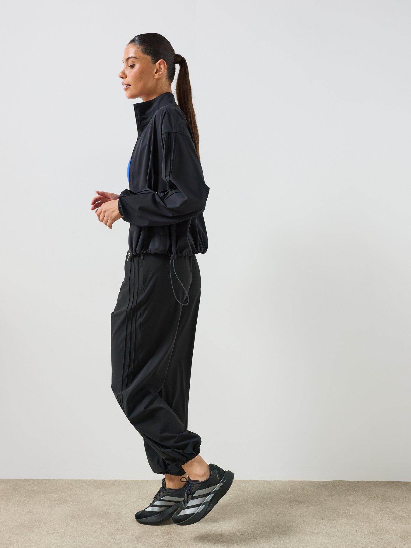 Image 3 of 6 of Sweaty Betty Womens Training Power On Studio Training Zip-Up Jacket - Black