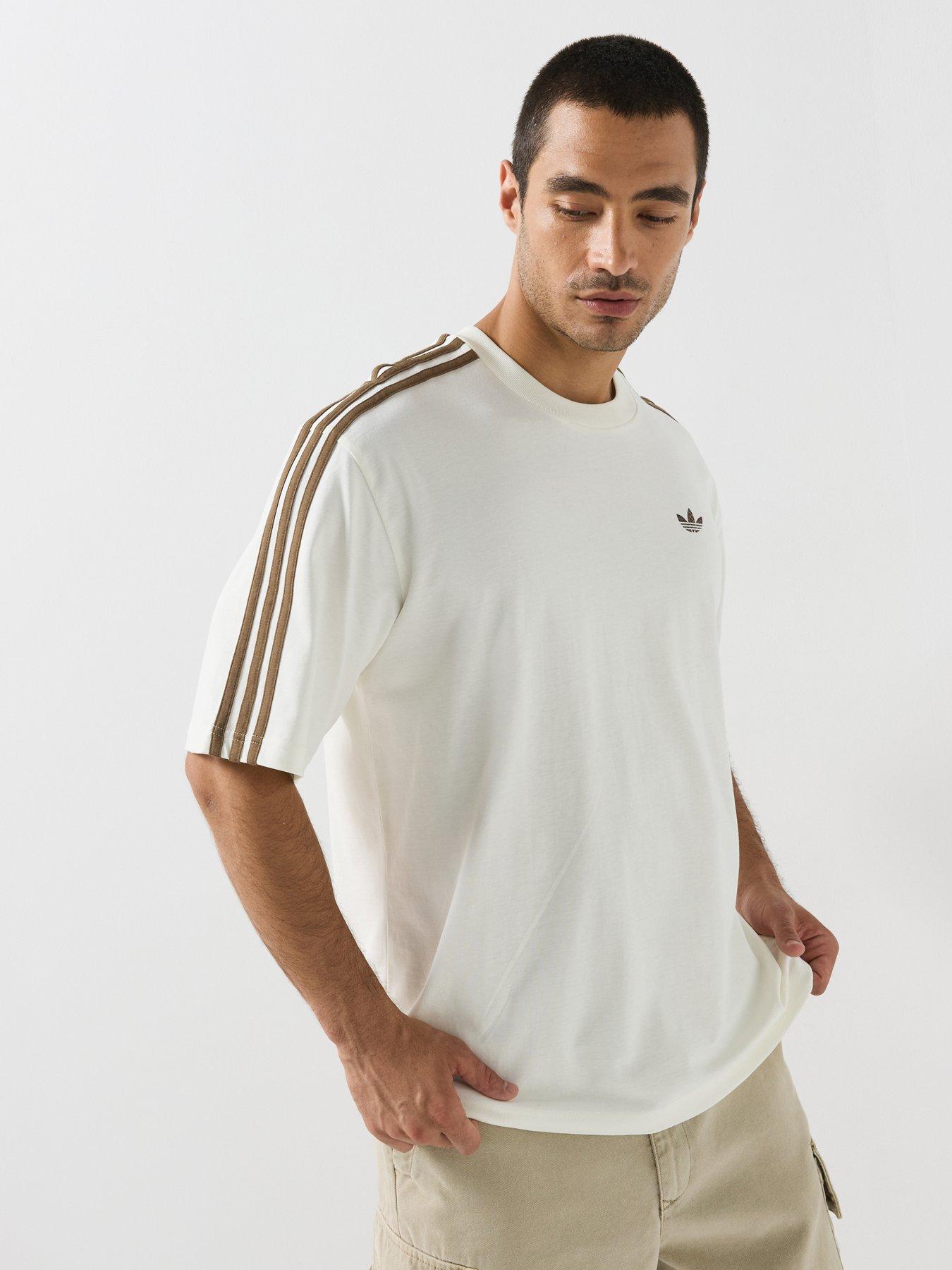 Image 1 of 5 of adidas Originals Mens Leo Infill Tee - White