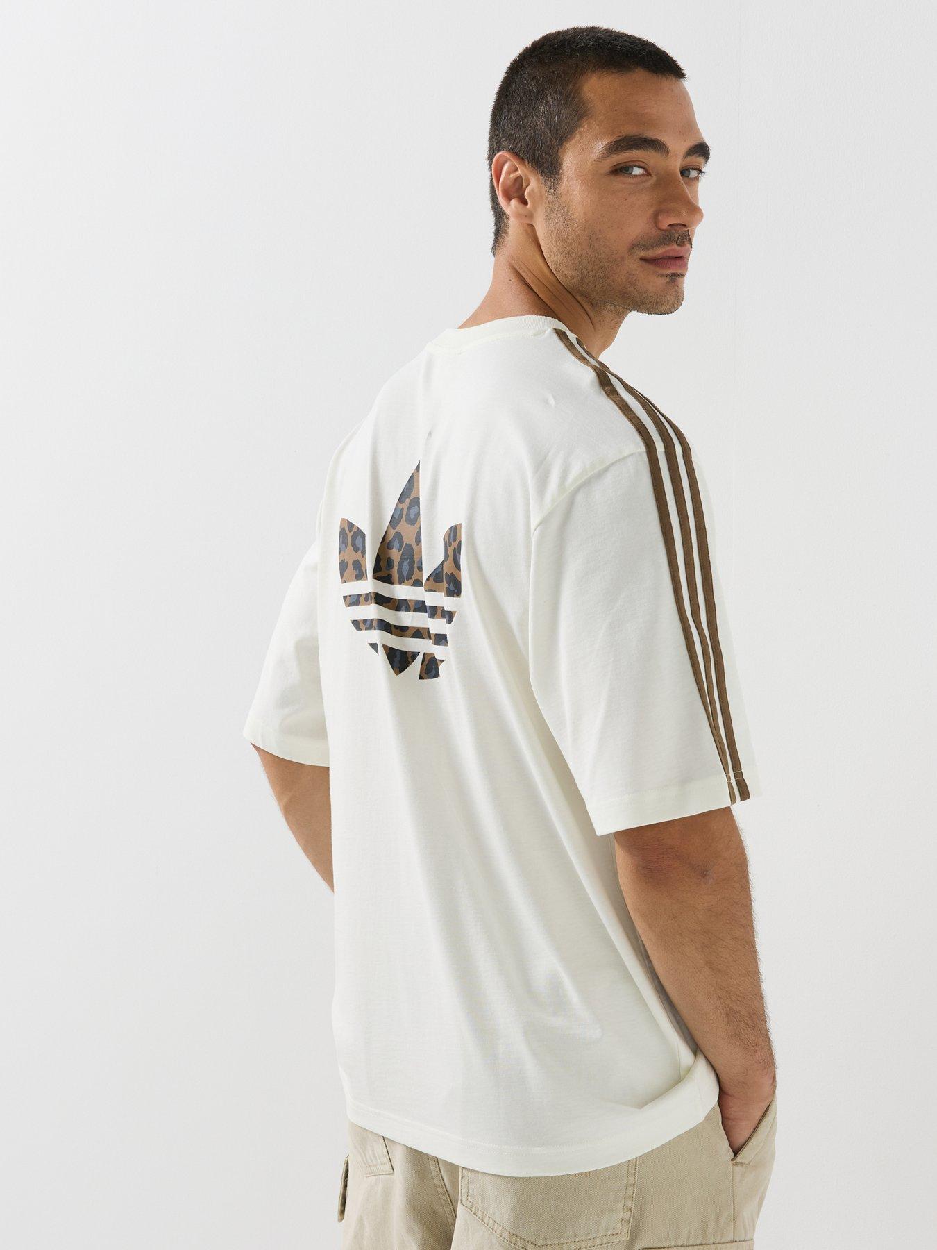 Image 2 of 5 of adidas Originals Mens Leo Infill Tee - White