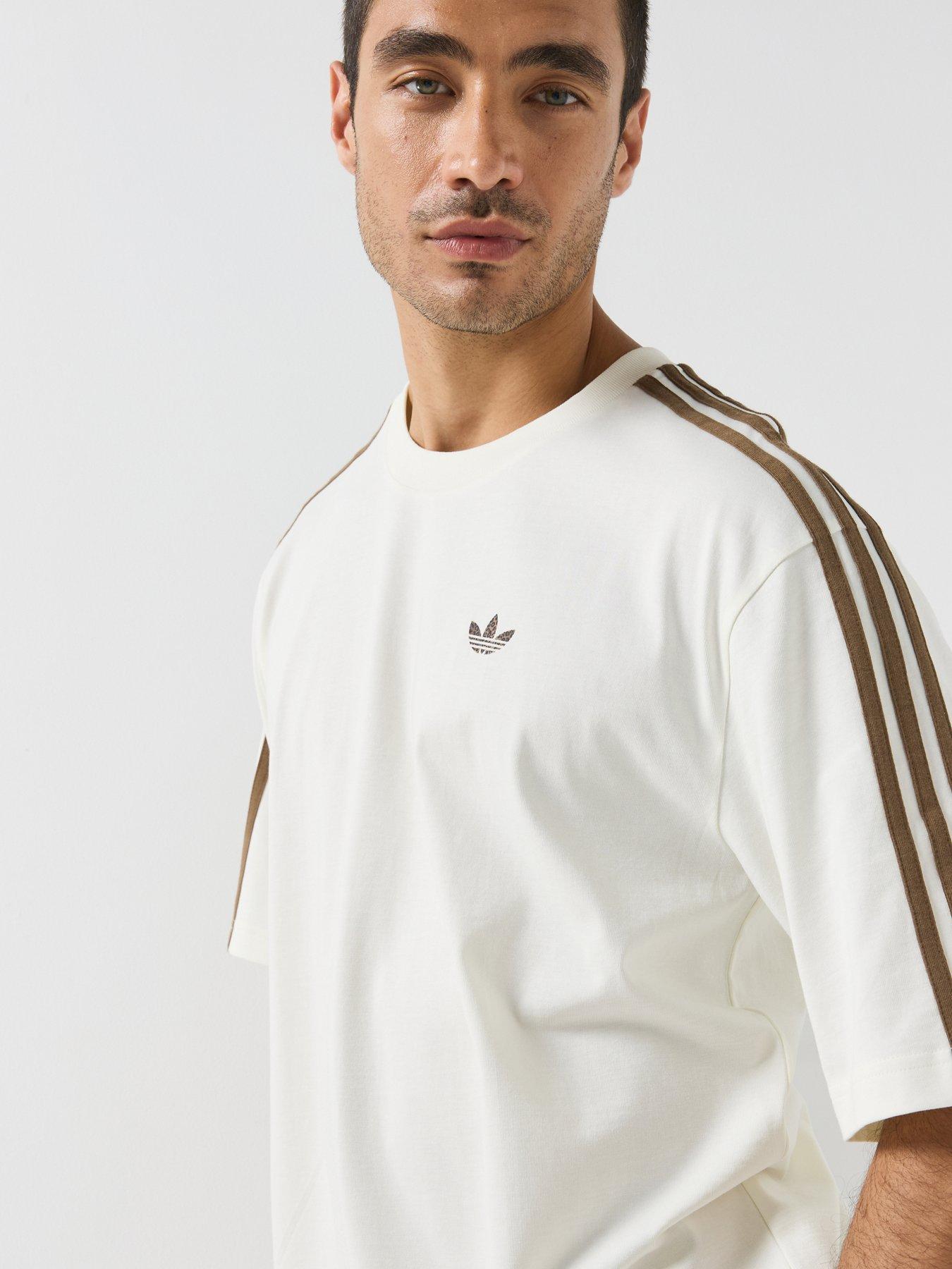 Image 4 of 5 of adidas Originals Mens Leo Infill Tee - White