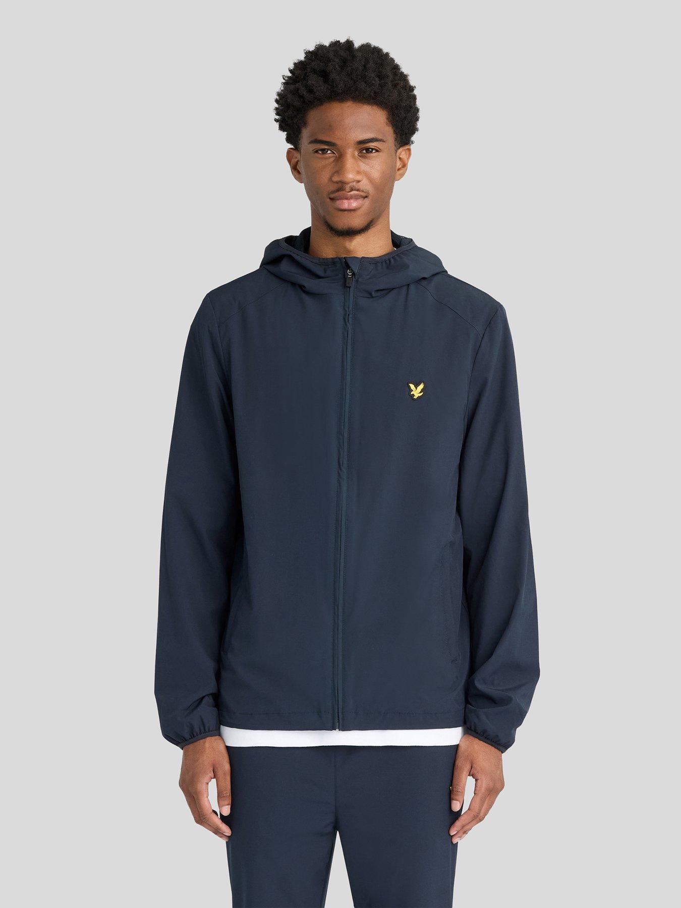 Image 1 of 4 of Lyle & Scott Sport Men's Windproof Full Zip Windbreaker Jacket - Navy