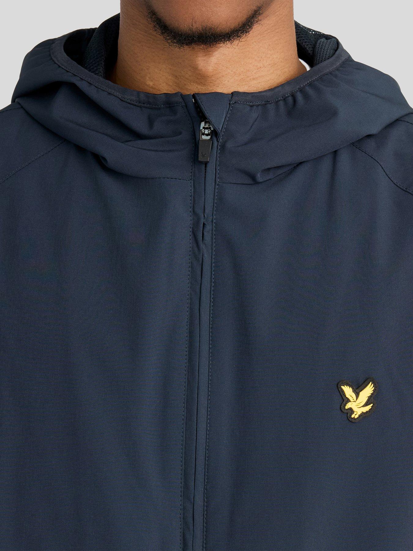 Image 4 of 4 of Lyle & Scott Sport Men's Windproof Full Zip Windbreaker Jacket - Navy