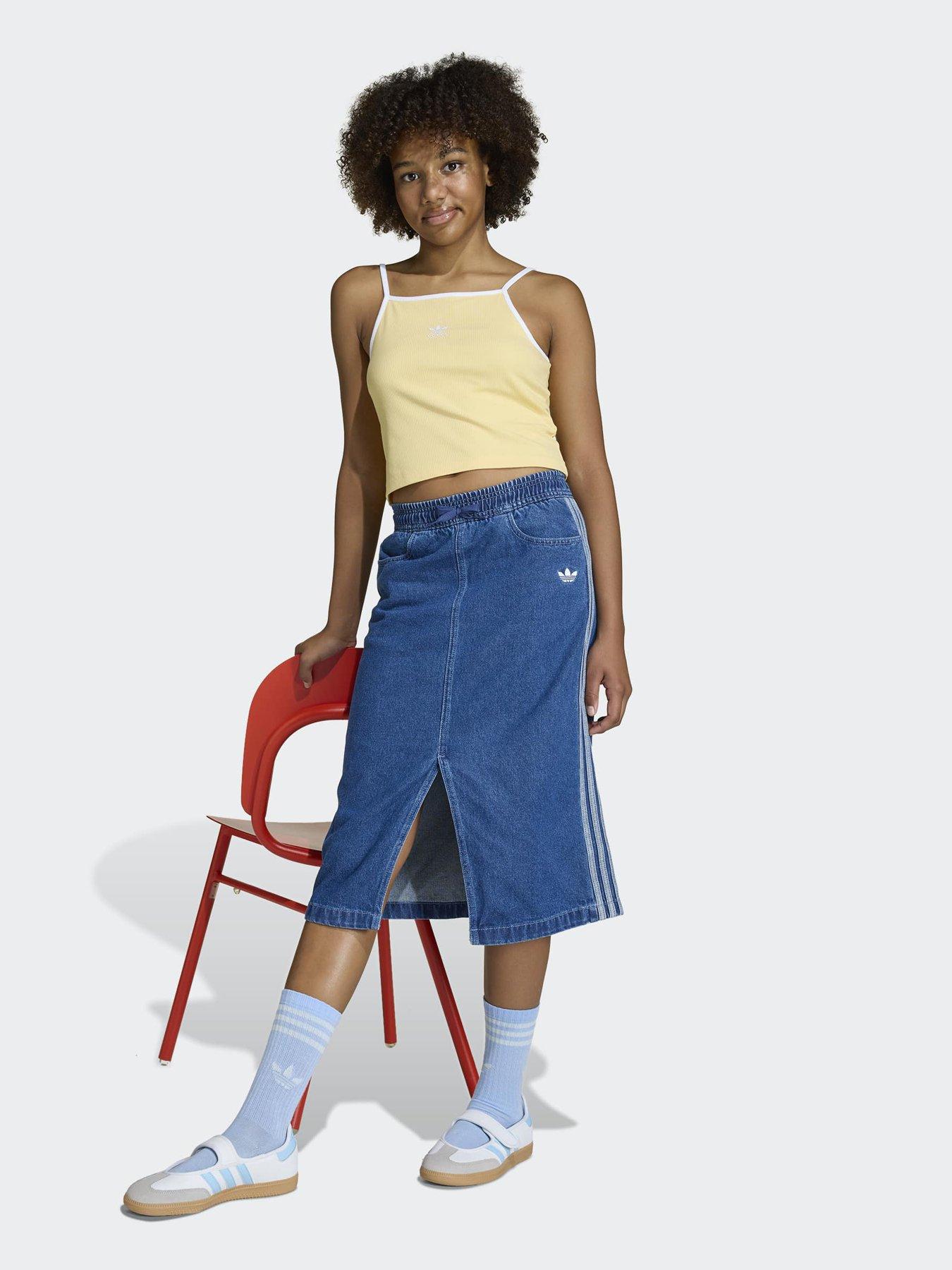 Image 3 of 6 of adidas Originals Junior Girls Tank Top - Yellow