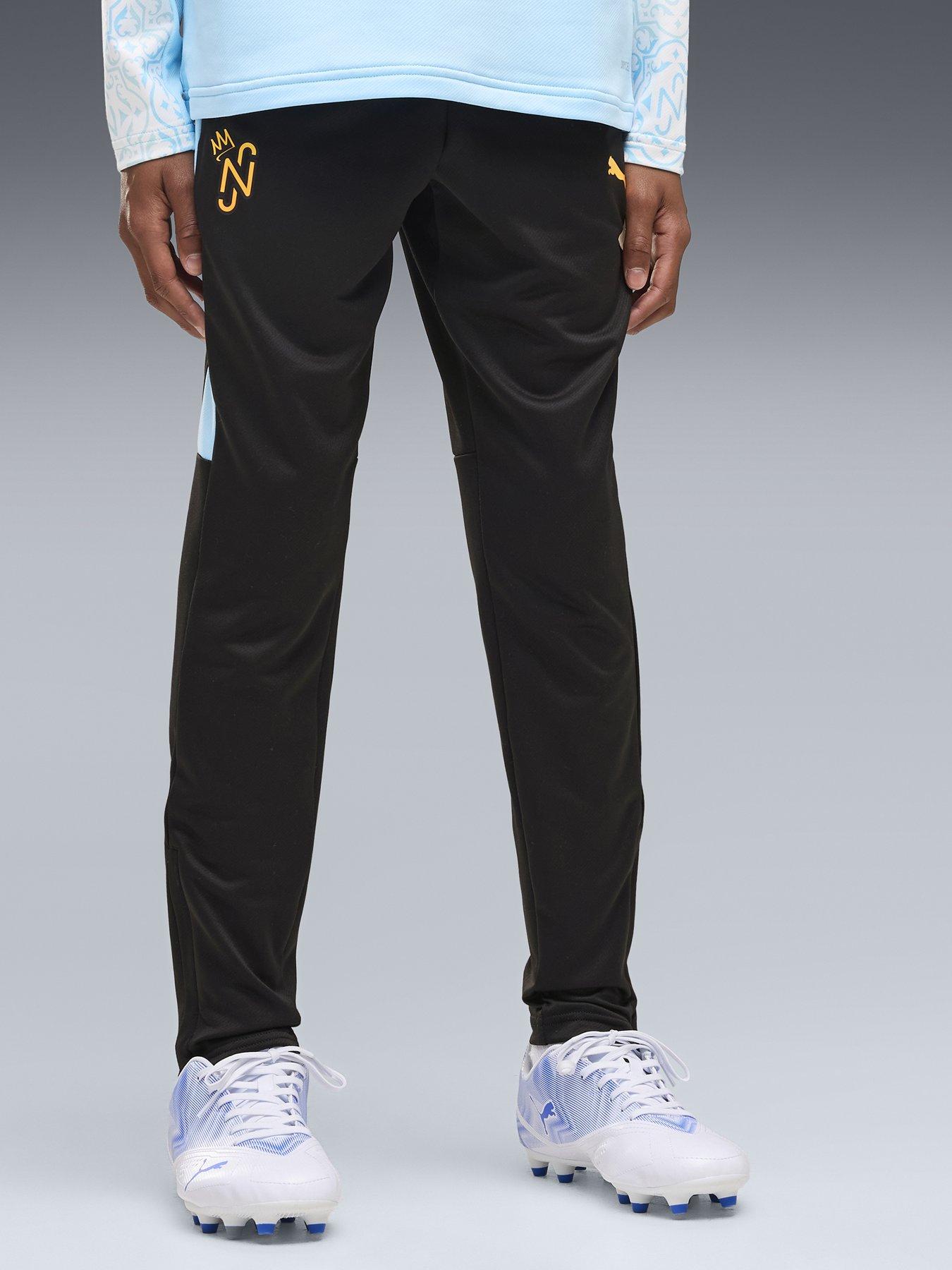 Puma Boys Neymar Jr Logo Side Panel Creativity Tracksuit Bottoms - Black