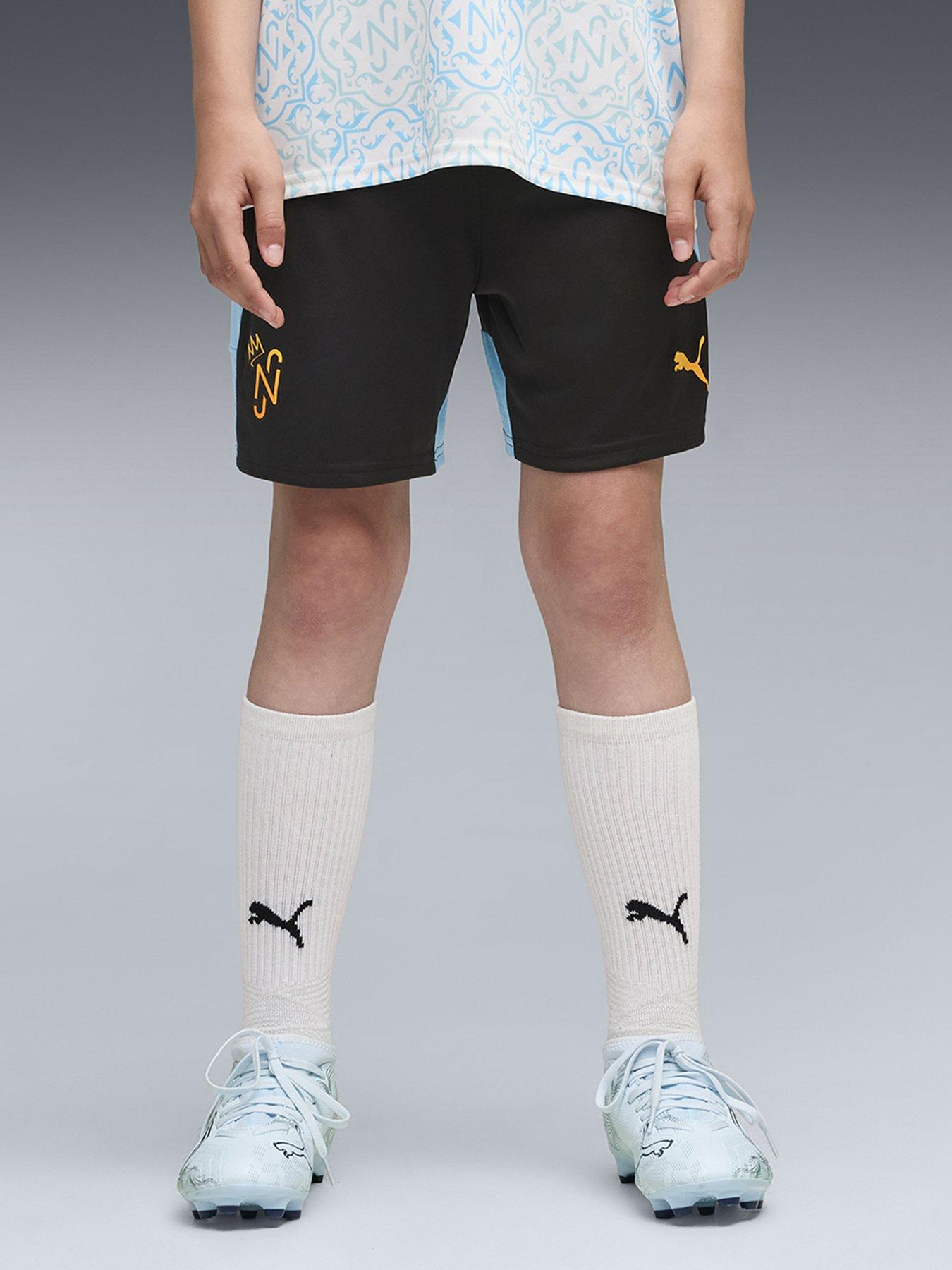 Puma Boys Neymar Jr Drycell Colour Block Creativity Football Shorts - Black