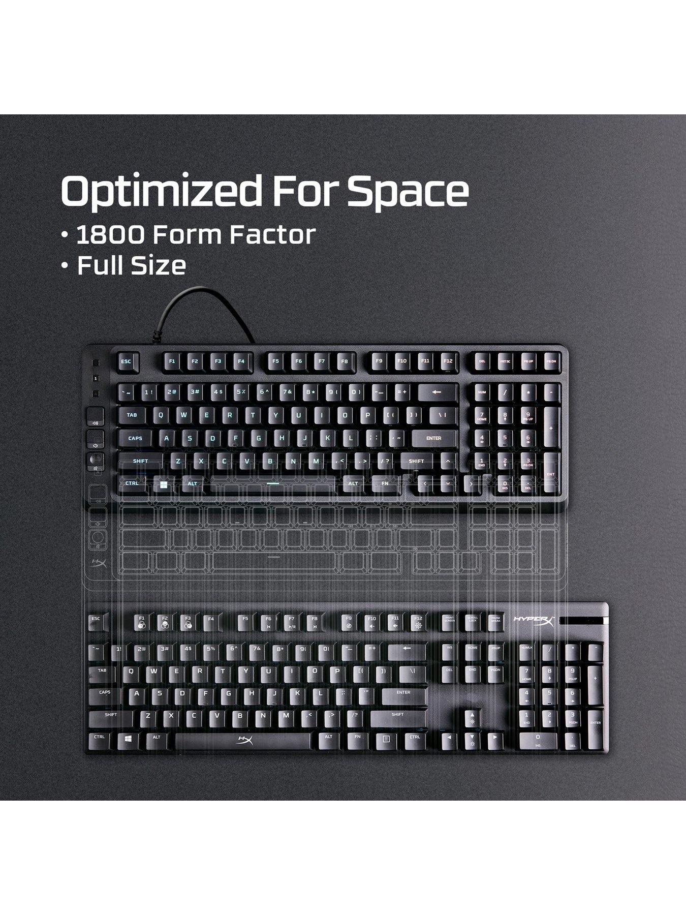 Image 3 of 7 of HYPERX EVE 1800 Gaming Keyboard - Black