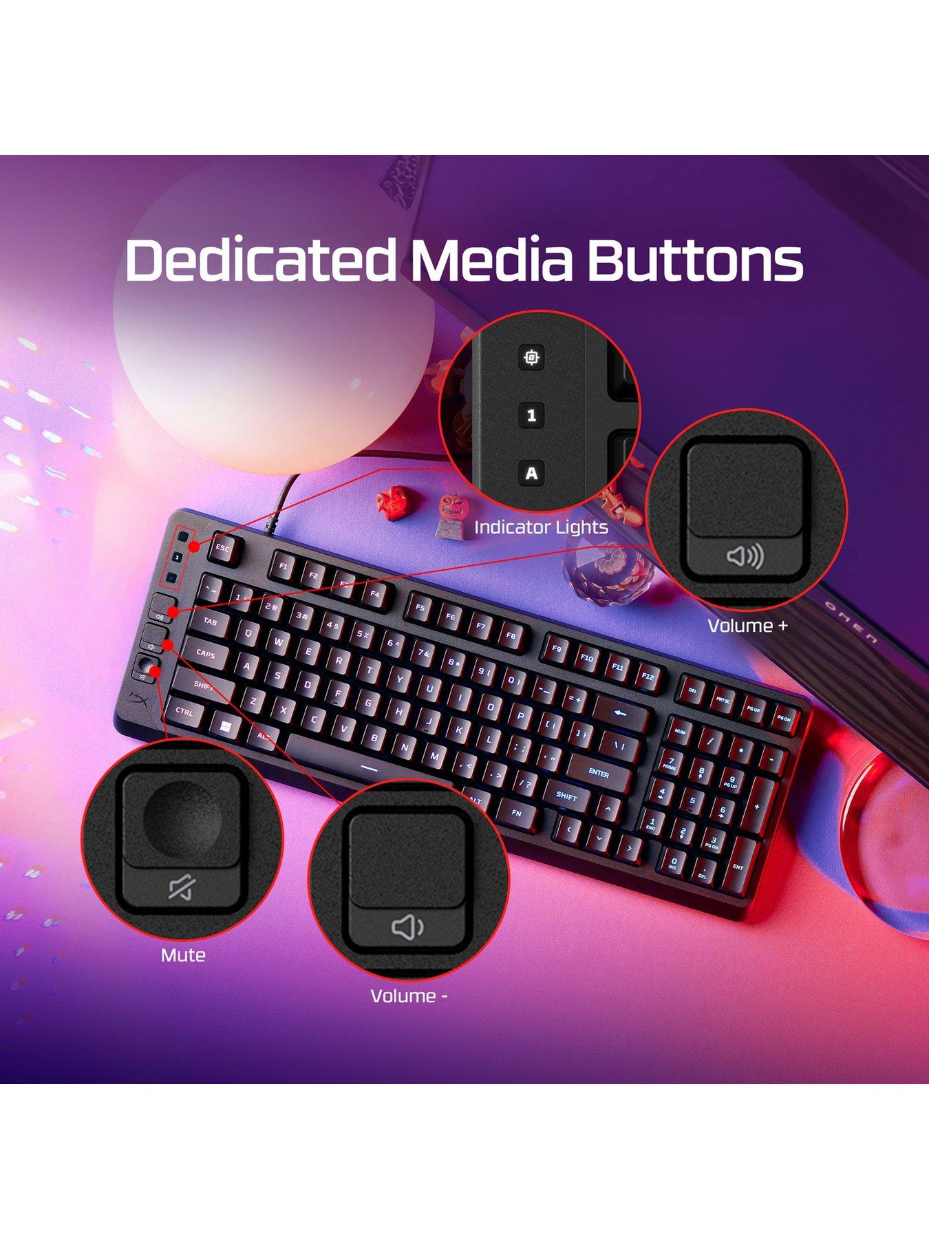 Image 4 of 7 of HYPERX EVE 1800 Gaming Keyboard - Black