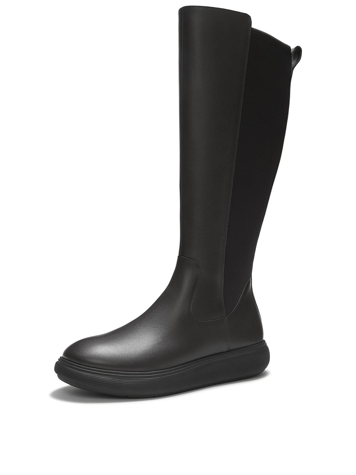 Image 3 of 5 of FitFlop IQ-COMFF LEATHER HIGH BOOTS