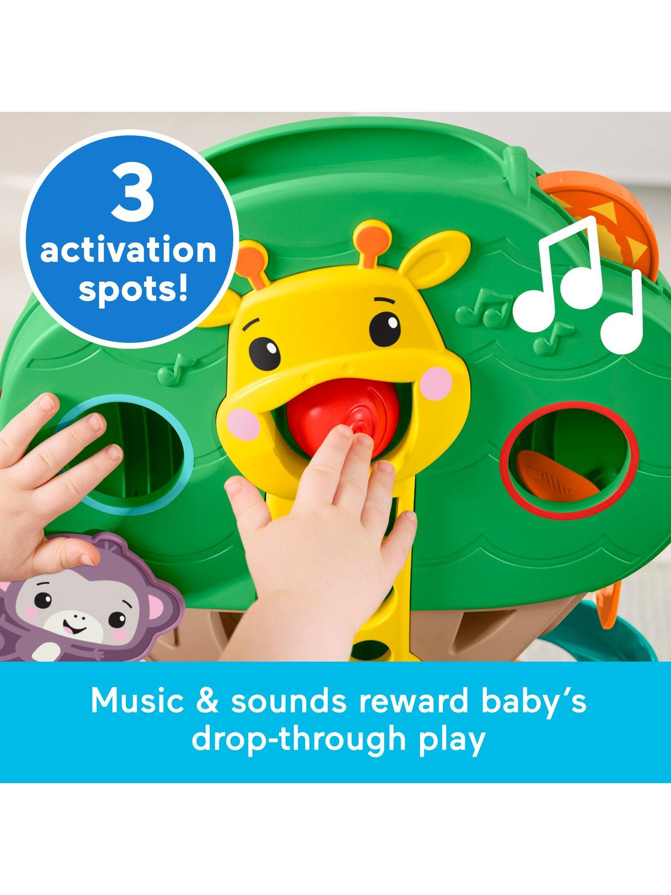 Image 3 of 7 of Fisher-Price <p>Sit-To-Stand Jungle Tree Musical Ball Drop Activity Centre</p>
