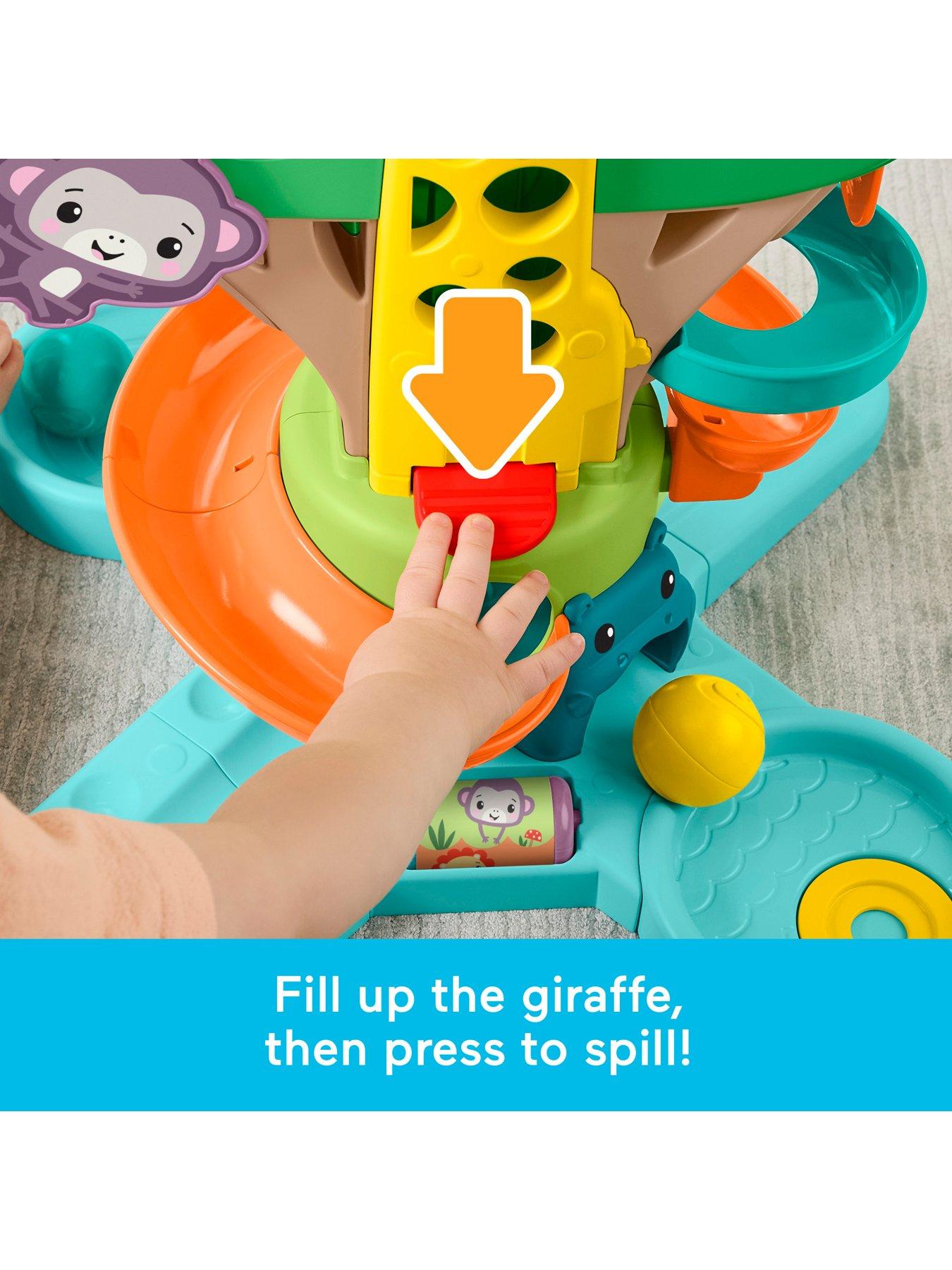 Image 4 of 7 of Fisher-Price <p>Sit-To-Stand Jungle Tree Musical Ball Drop Activity Centre</p>