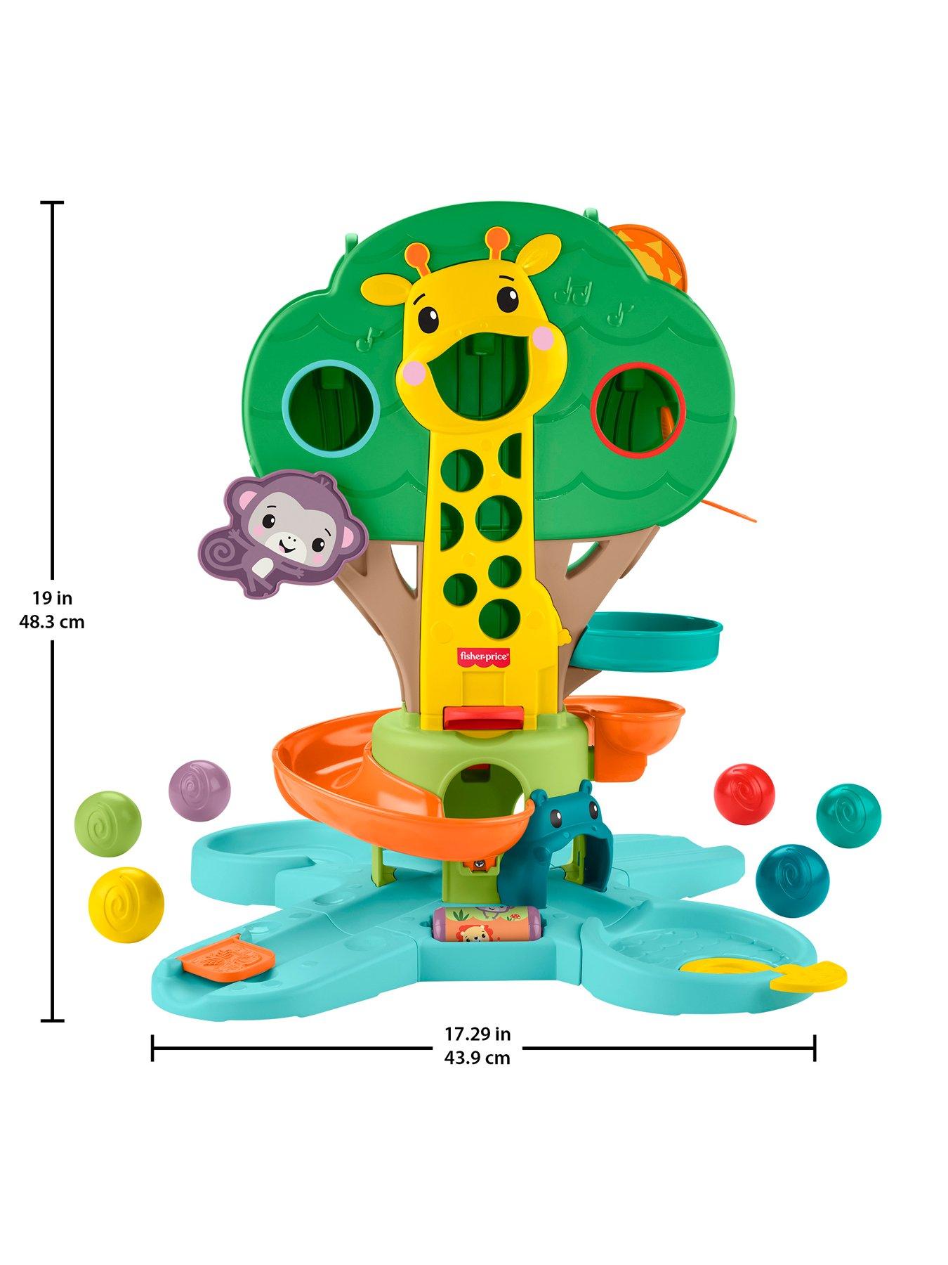 Image 6 of 7 of Fisher-Price <p>Sit-To-Stand Jungle Tree Musical Ball Drop Activity Centre</p>