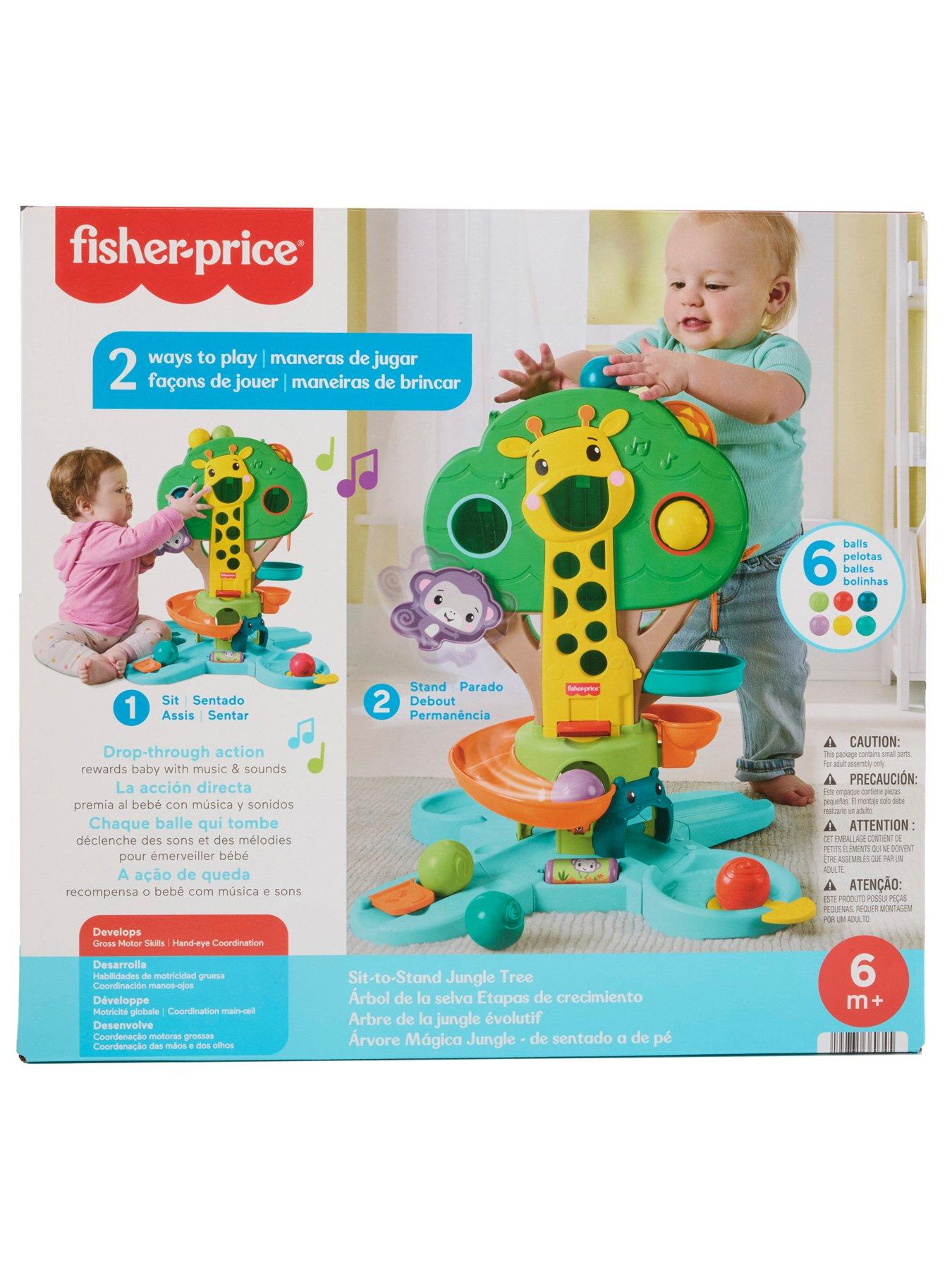 Image 7 of 7 of Fisher-Price <p>Sit-To-Stand Jungle Tree Musical Ball Drop Activity Centre</p>