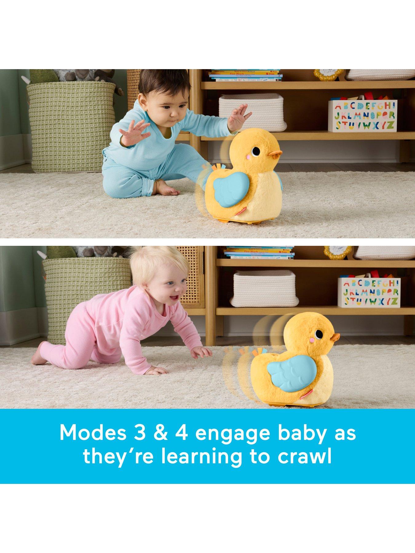 Image 3 of 7 of Fisher-Price <p>4-in-1 Cuddle &amp; Crawl Duck Musical Activity Toy</p>