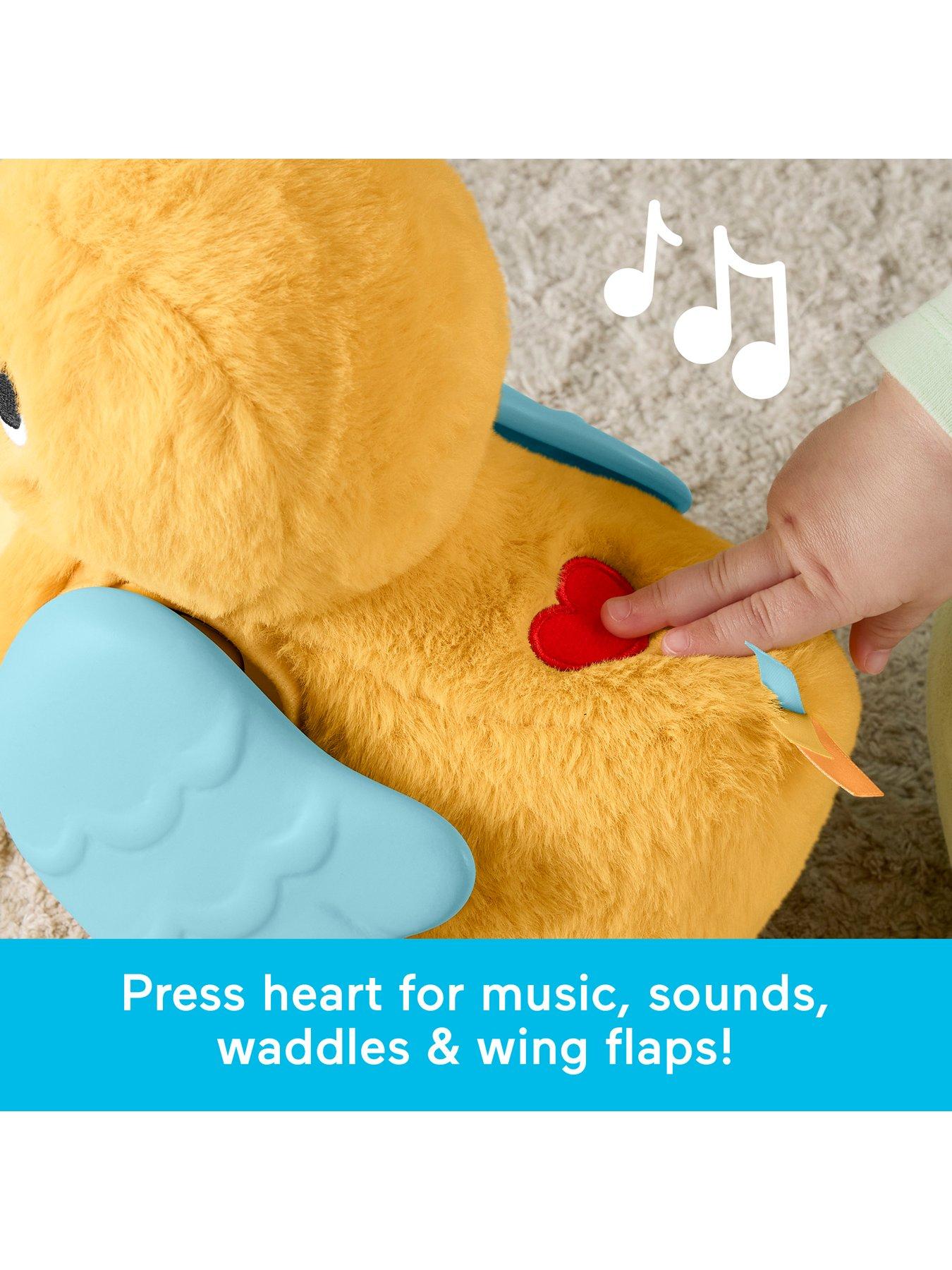 Image 4 of 7 of Fisher-Price <p>4-in-1 Cuddle &amp; Crawl Duck Musical Activity Toy</p>