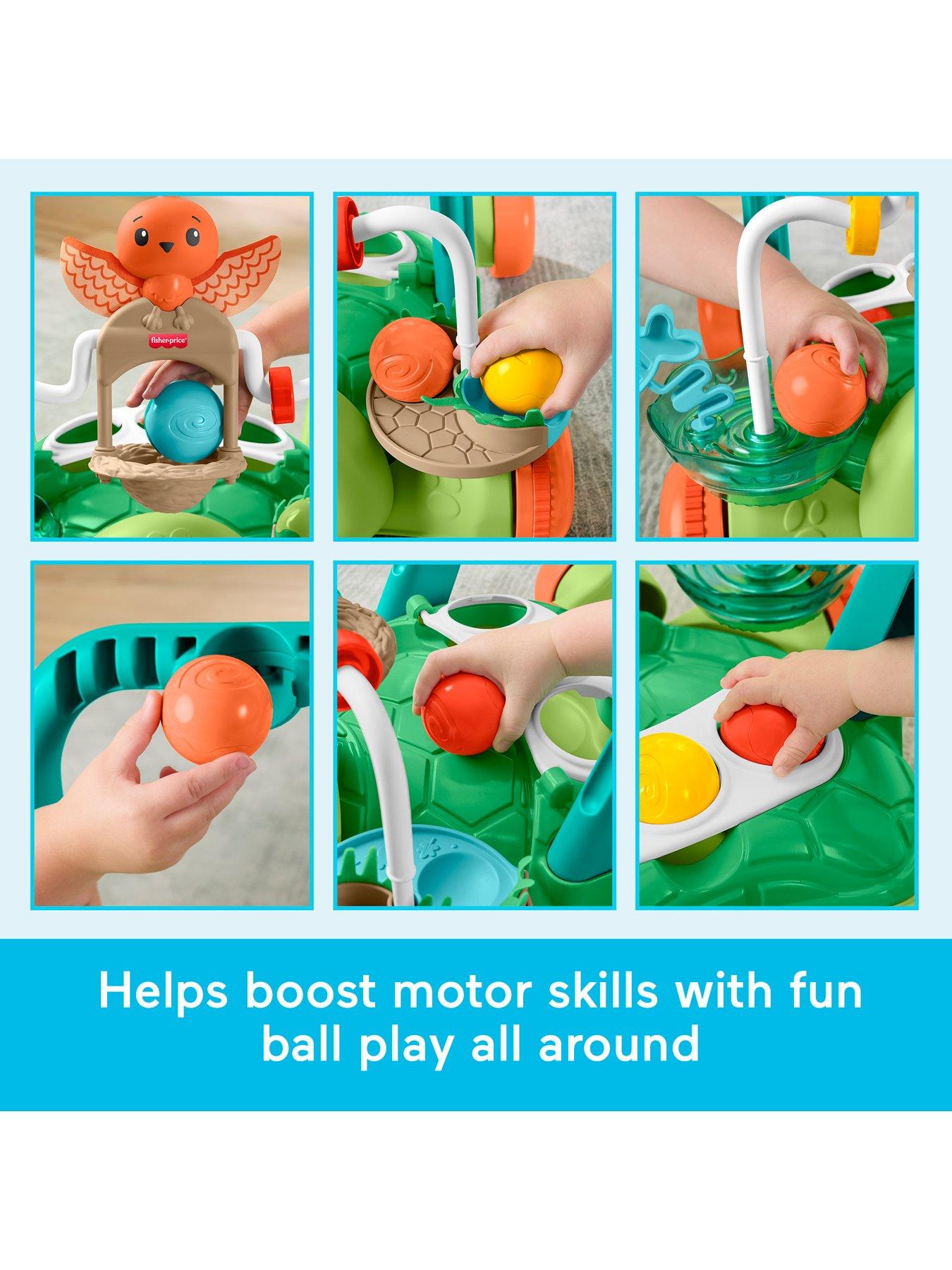 Image 5 of 8 of Fisher-Price <p>Moves With You Turtle Baby Push&nbsp;Walker</p>