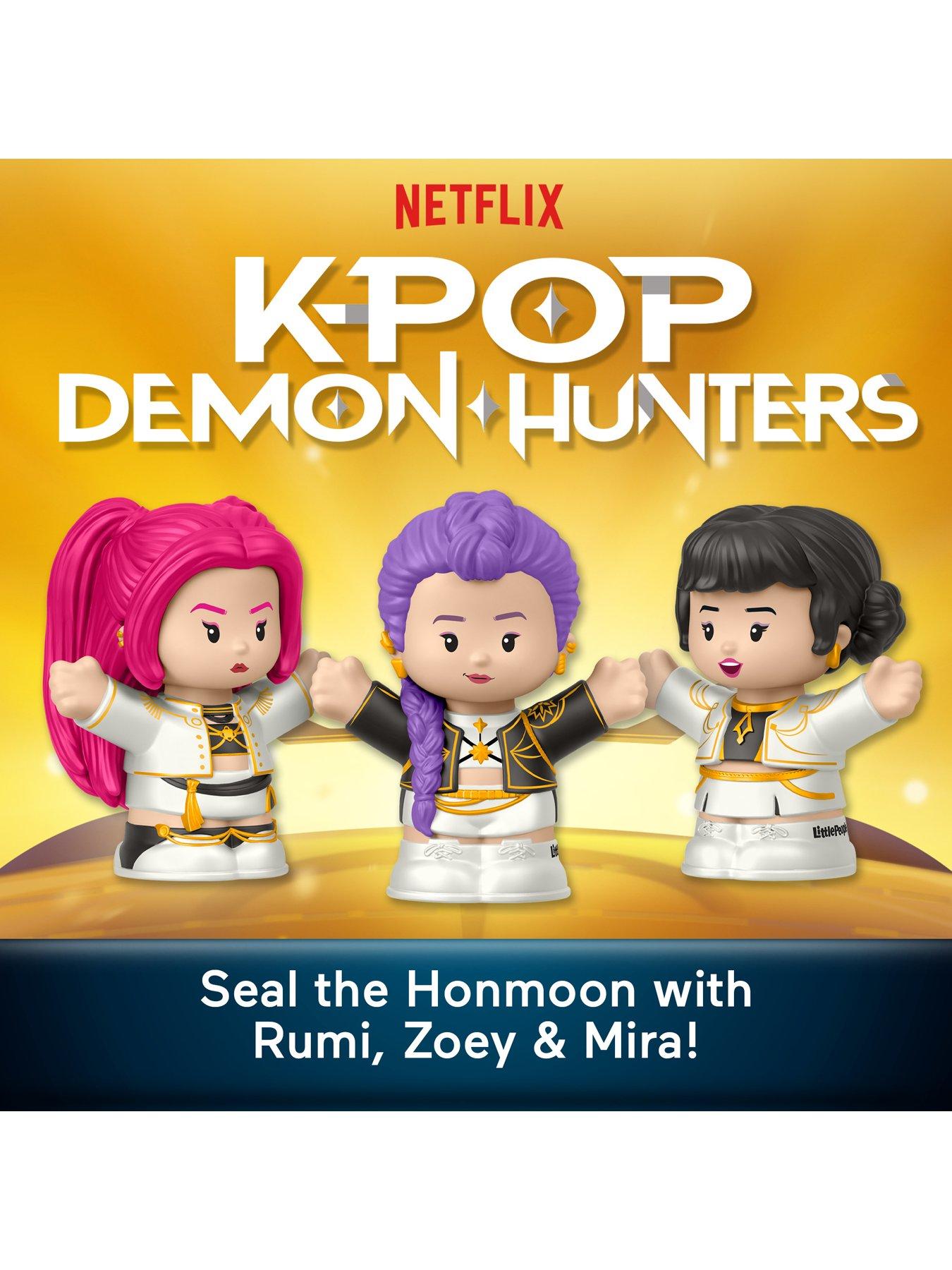 Image 3 of 8 of Fisher-Price Little People Little People Collector KPop Demon Hunters: HUNTR/X Special Edition Set, 3 Figures