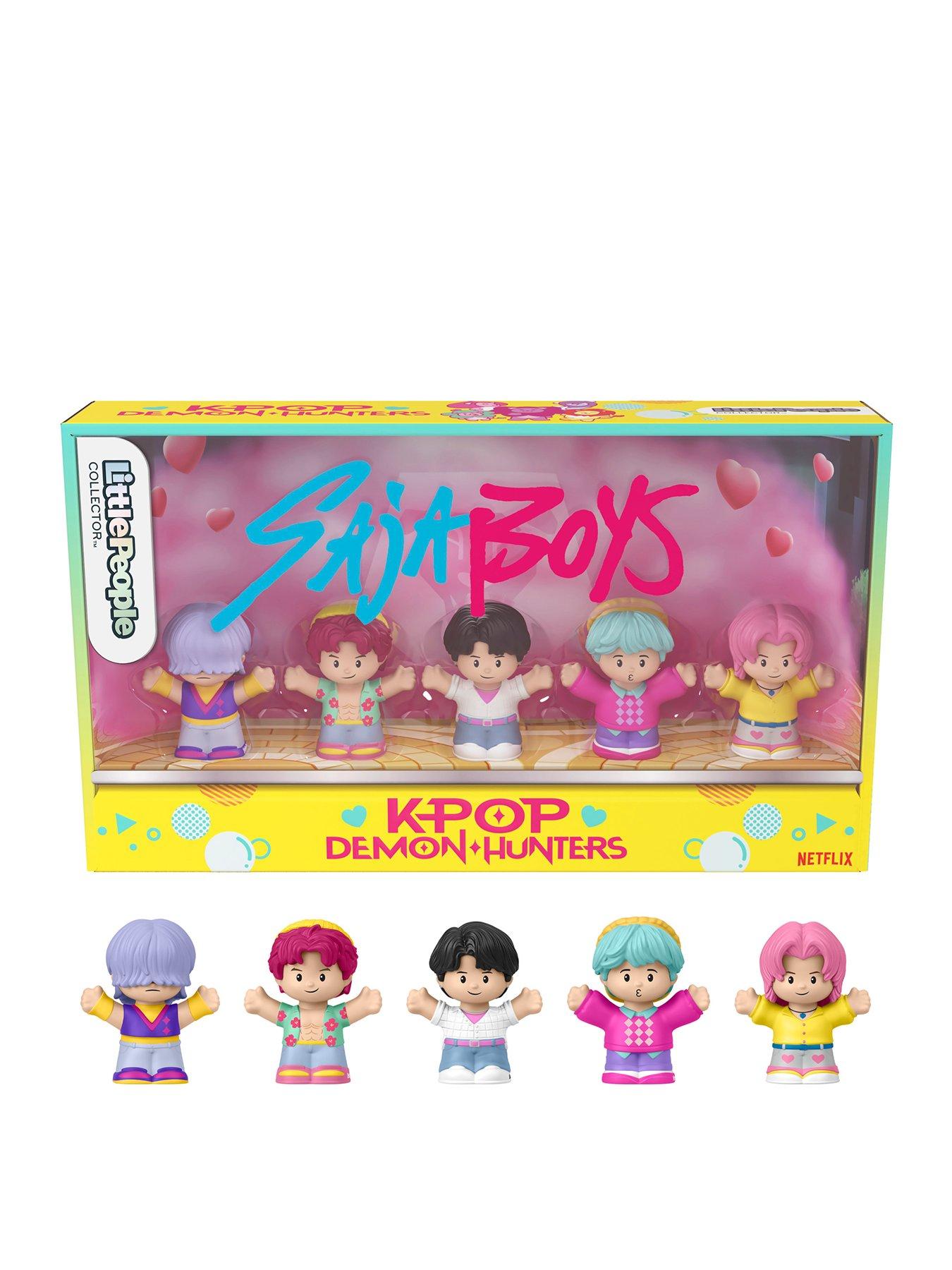 Image 1 of 8 of Fisher-Price Little People Little People Collector KPop Demon Hunters: Saja Boys Special Edition Set, 5 Figures