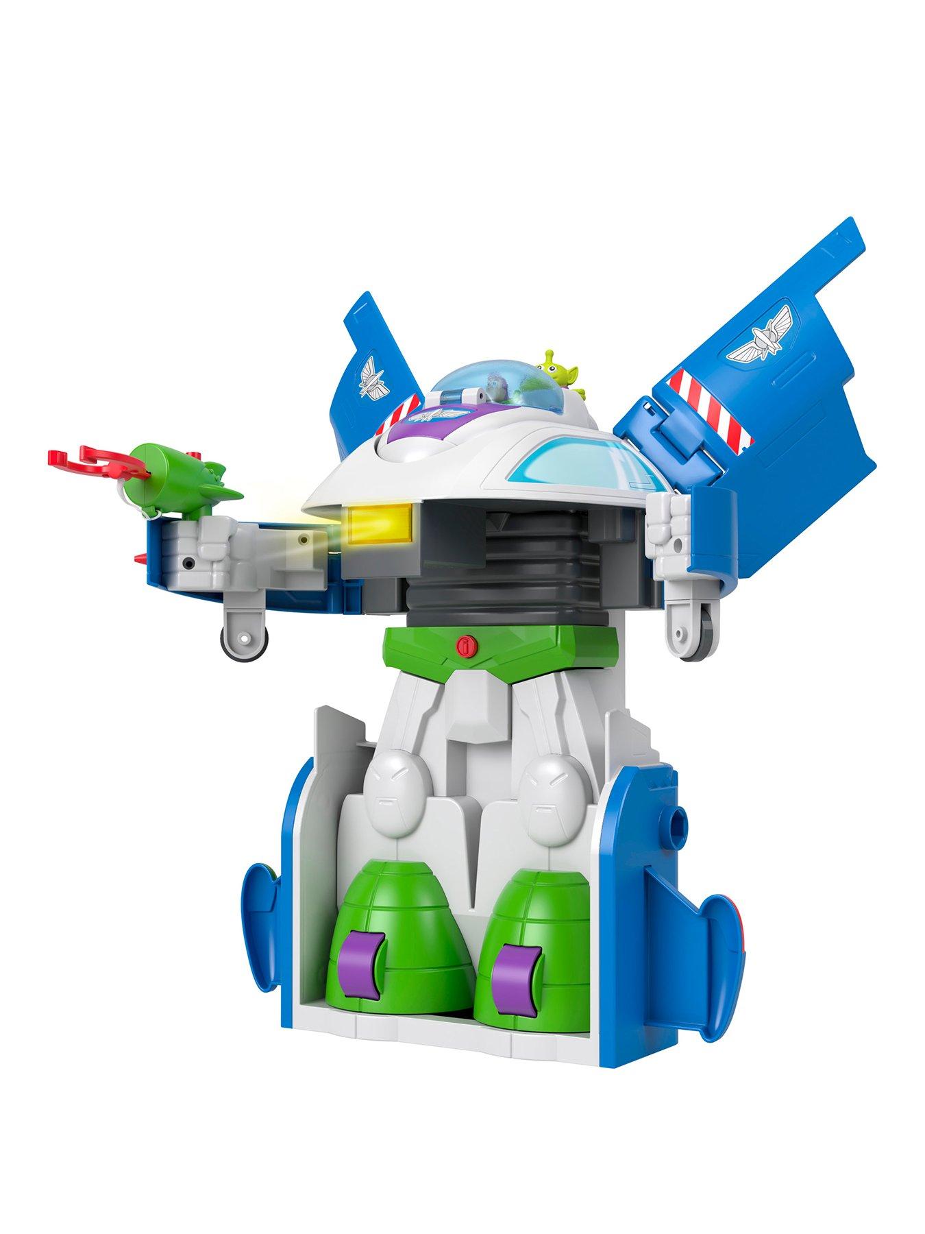 Imaginext Toy Story 3-In-1 Transforming Buzz Lightyear Ship in One Colour