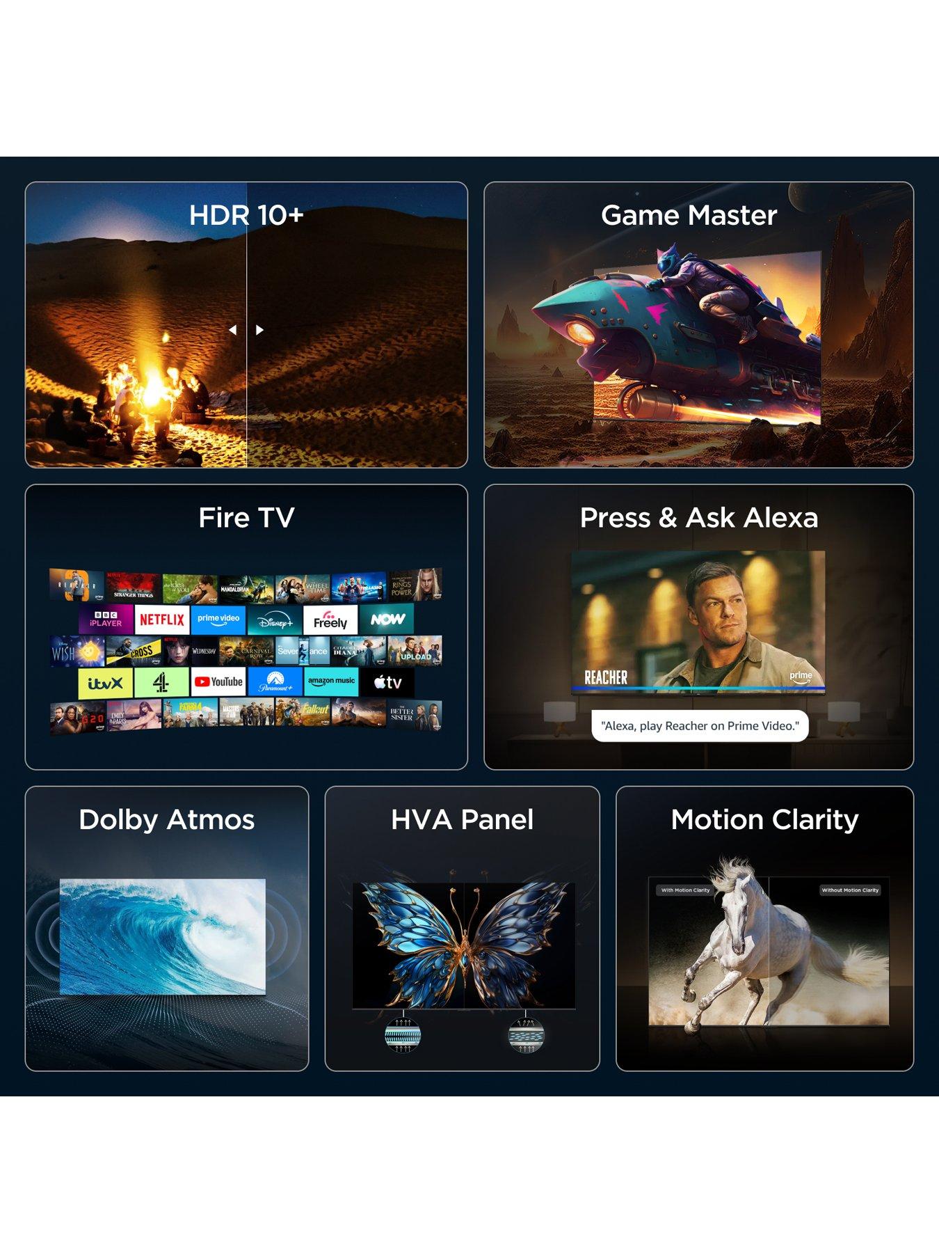 Image 3 of 7 of TCL 65V6D-UK, 65" 4K UHD Fire TV with Freely