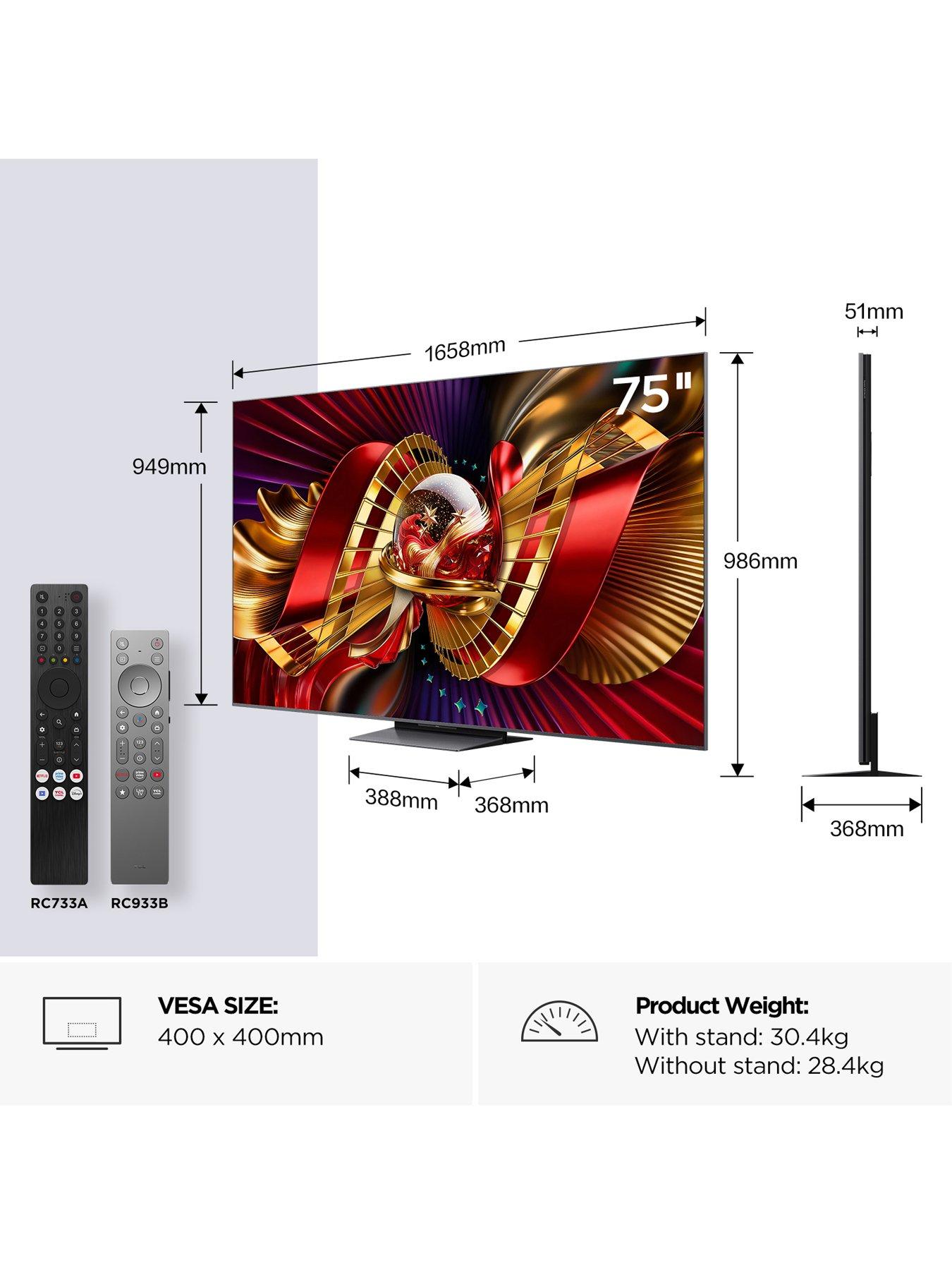 Image 2 of 7 of TCL PREMIUM QD-MINI LED TV 75C8L-UK