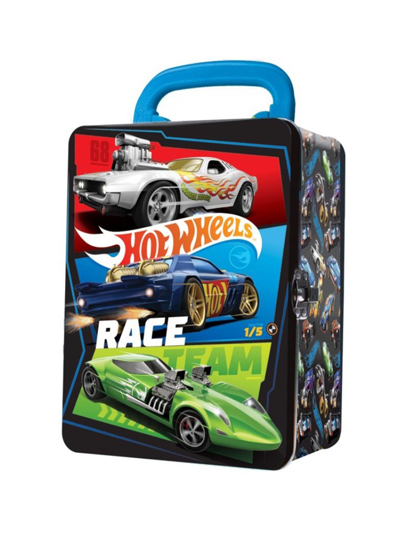 Image 1 of 2 of Hot Wheels Hot Wheels Tin Car Storage Case - Black