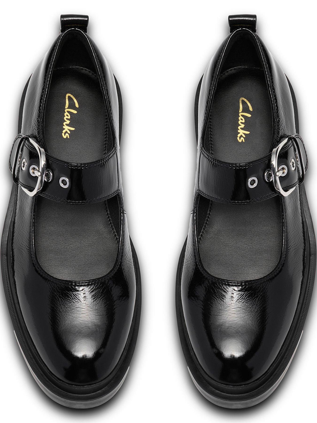 Image 4 of 6 of Clarks Previa Bar Black Patent Mary Jane