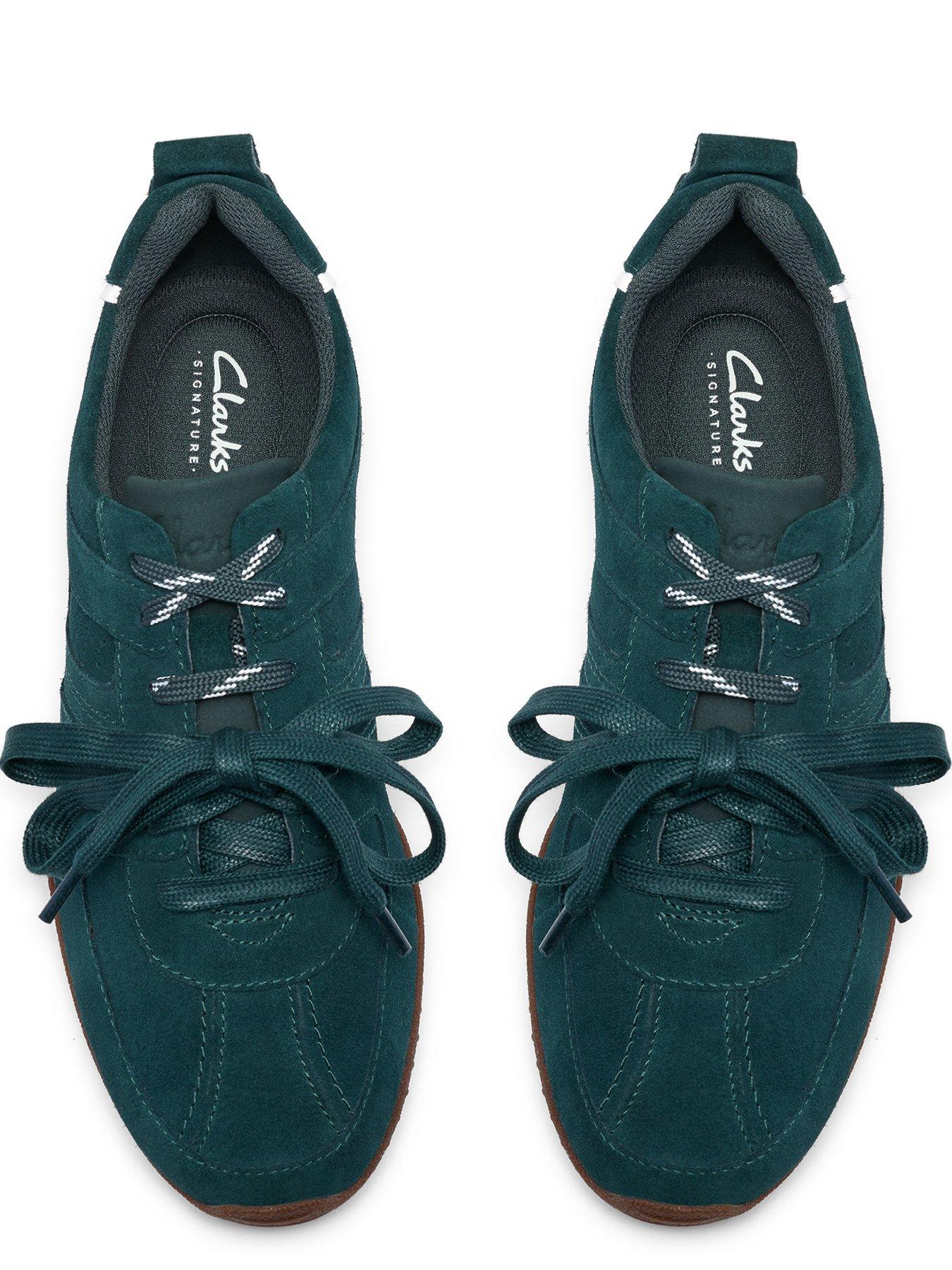 Image 4 of 6 of Clarks Meridor Lace Trainer - Teal