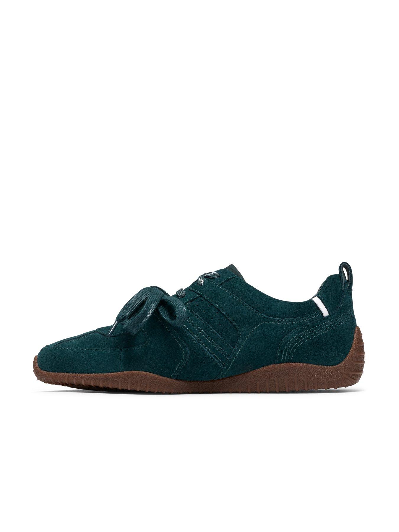 Image 6 of 6 of Clarks Meridor Lace Trainer - Teal