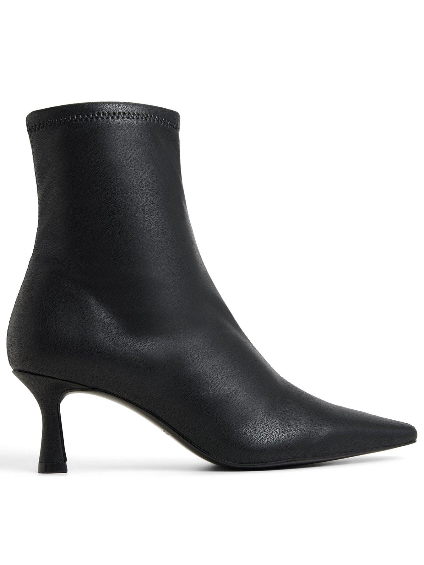 Aldo Gavamana Stretch Ankle Boot - Black