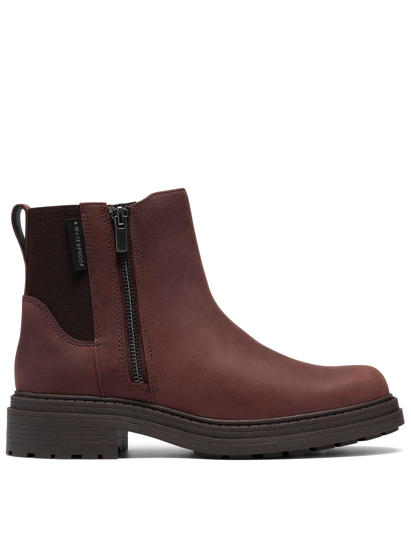 Image 1 of 6 of Clarks Orinoco3 Zipwp Boot - Dark Brown