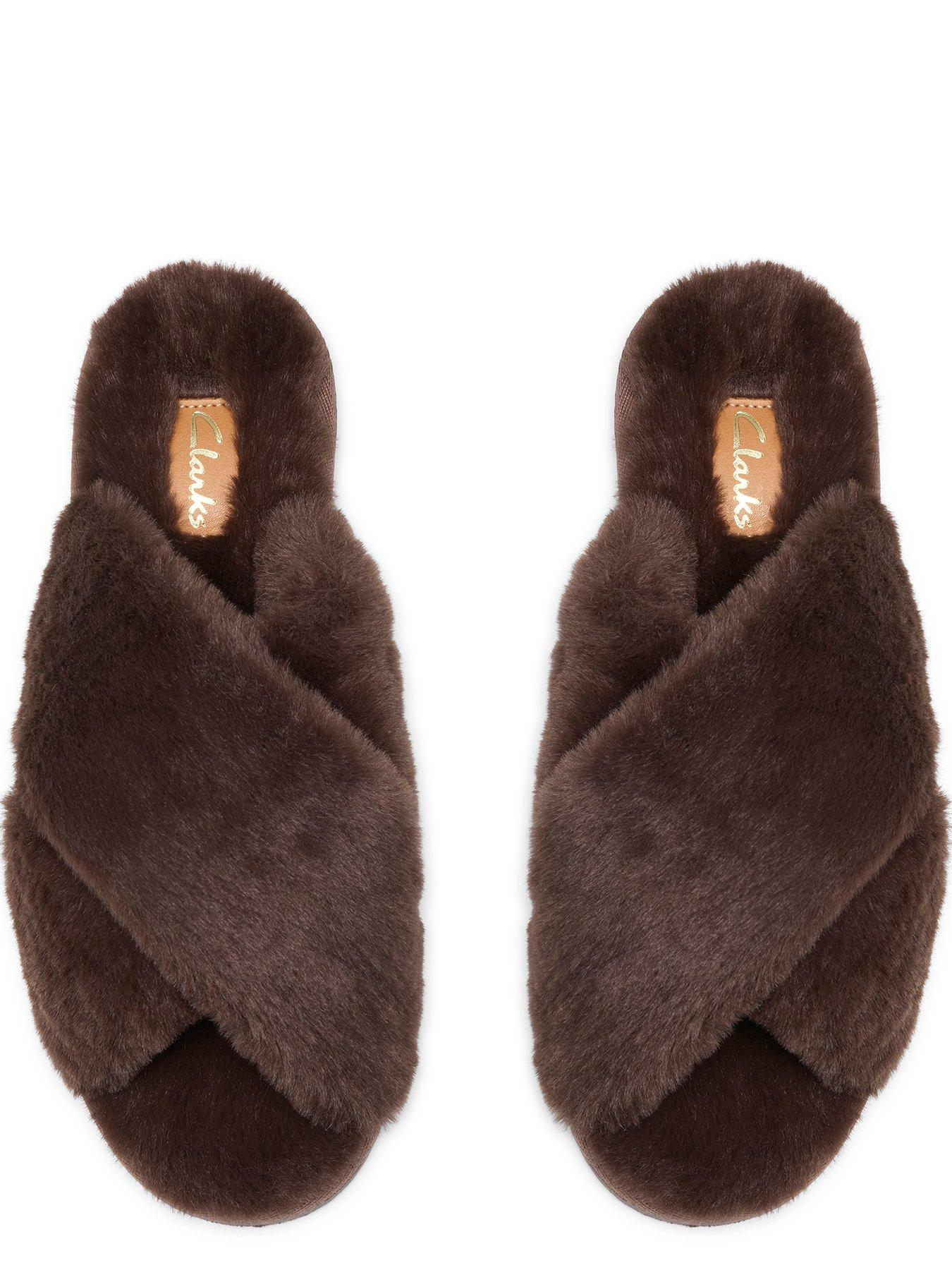 Image 4 of 6 of Clarks Myra Mule Slipper - Chocolate Brown