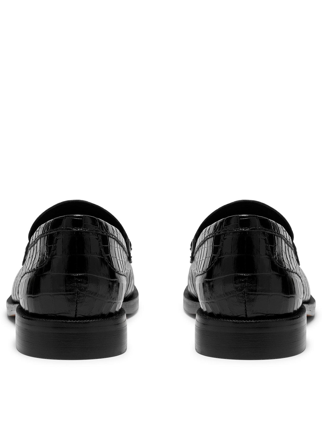 Image 3 of 6 of Clarks Straven2 Penny Loafer - Black Croc
