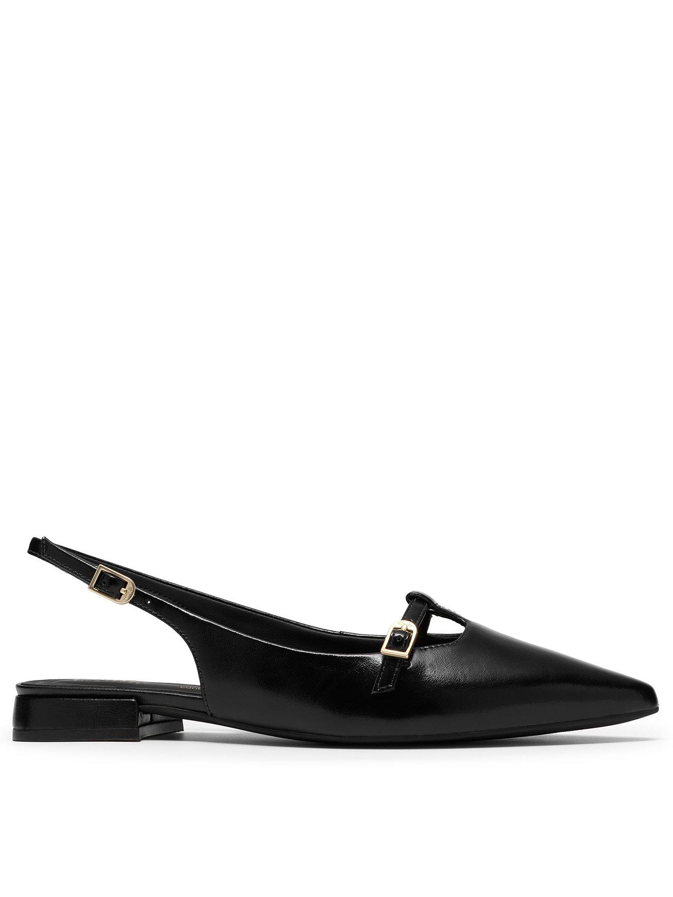 Image 1 of 6 of Clarks Sensa15 Jane Sling Back Patent Shoe - Black