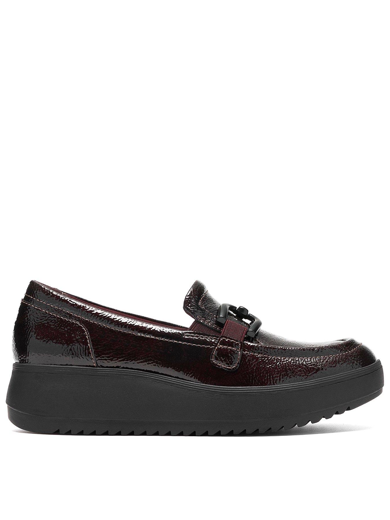 Clarks Zylah Top Loafer - Burgundy